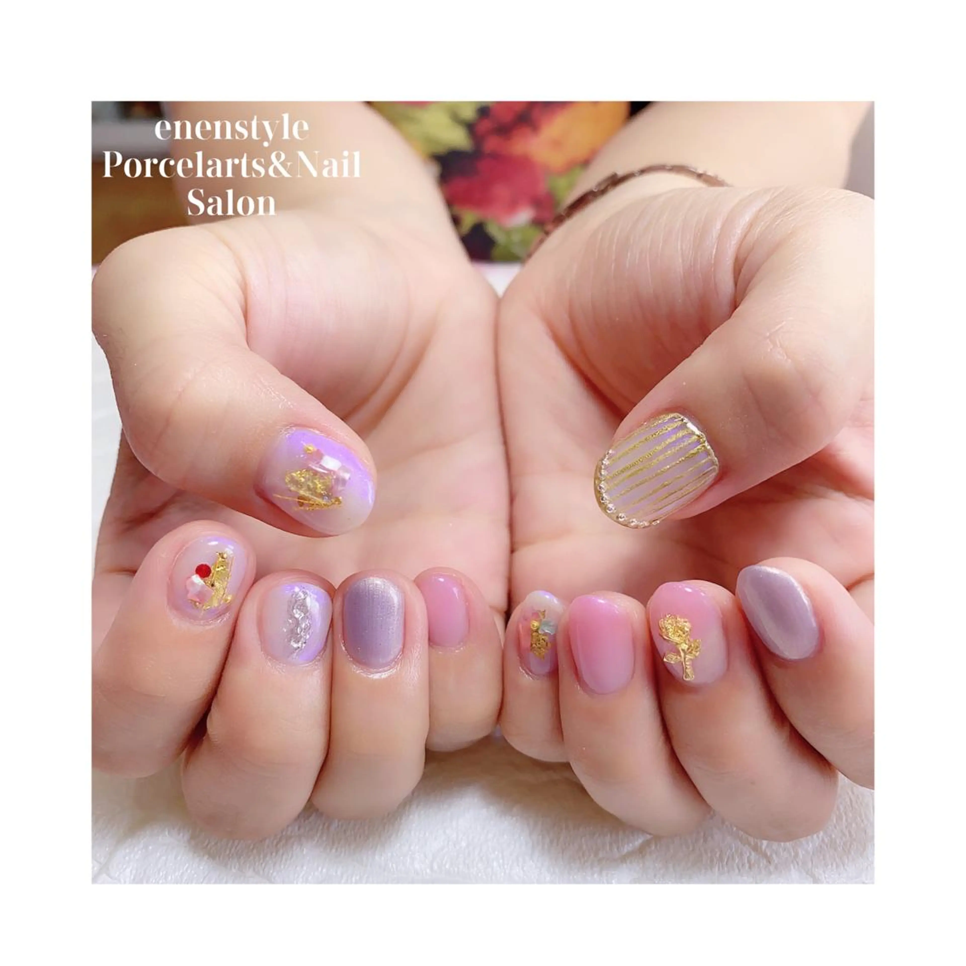 ショート ネイル ジェルネイル ニュアンスネイル オフィスネイル ワンカラーネイル パラジェル ハンドネイル 👑enen style👑のネイルデザイン