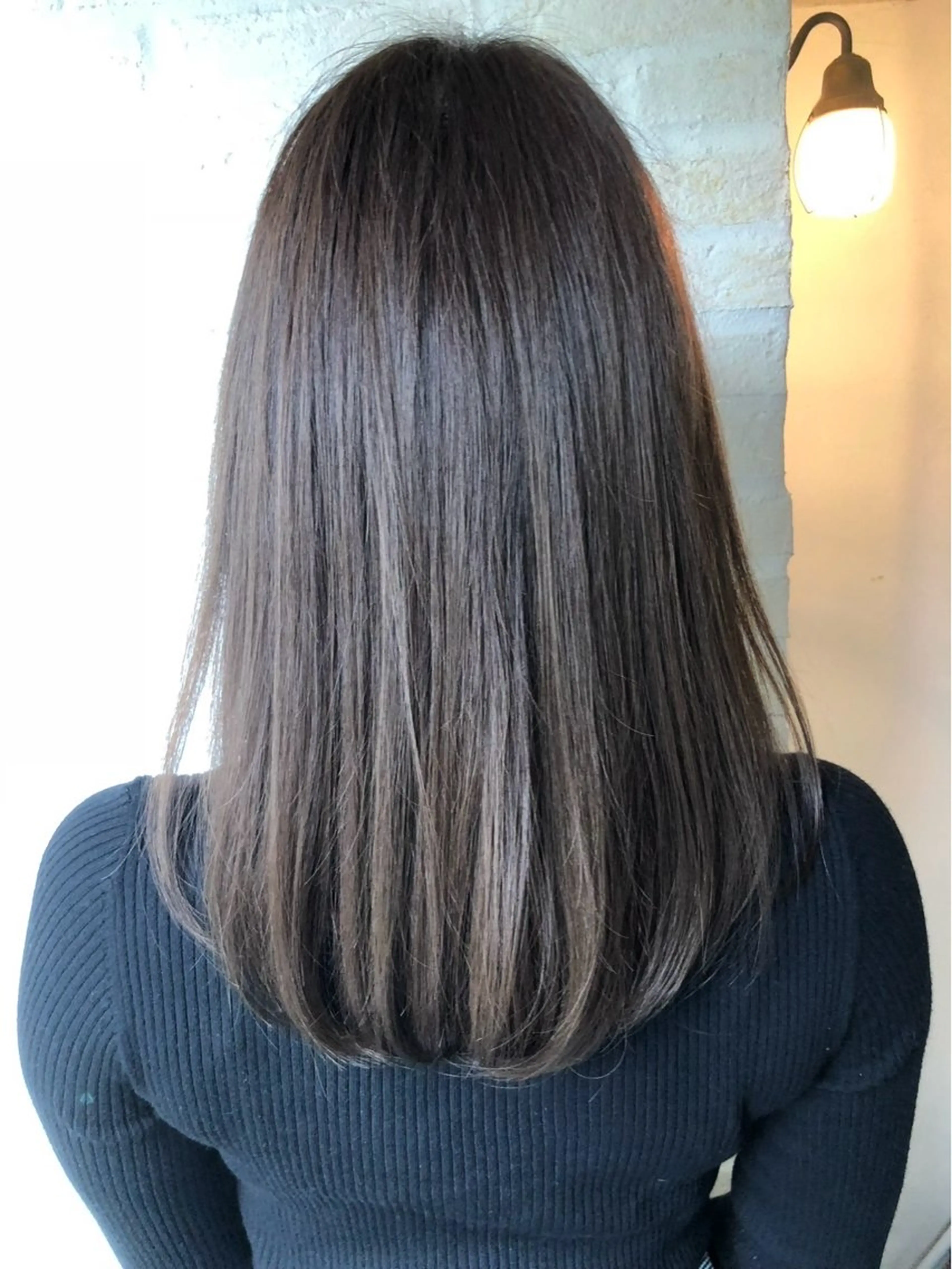 ロング カラー カット ヘアカラー トリートメント Soleria所属・艶髪/酸性ストレート 根本零のヘアスタイル