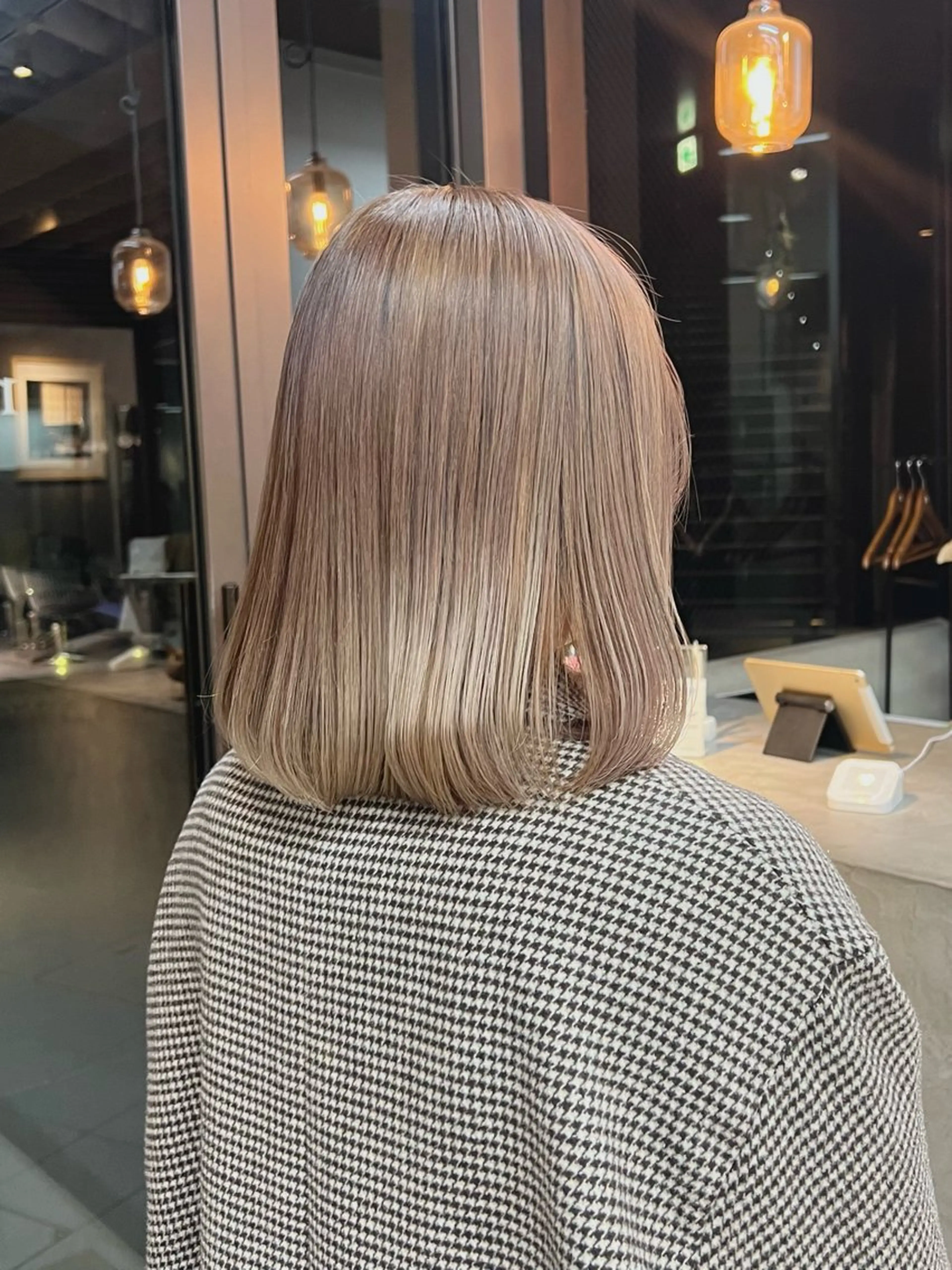 ミディアム ヘアカラー ボブ/メンズショート /あづき⭐️のヘアスタイル