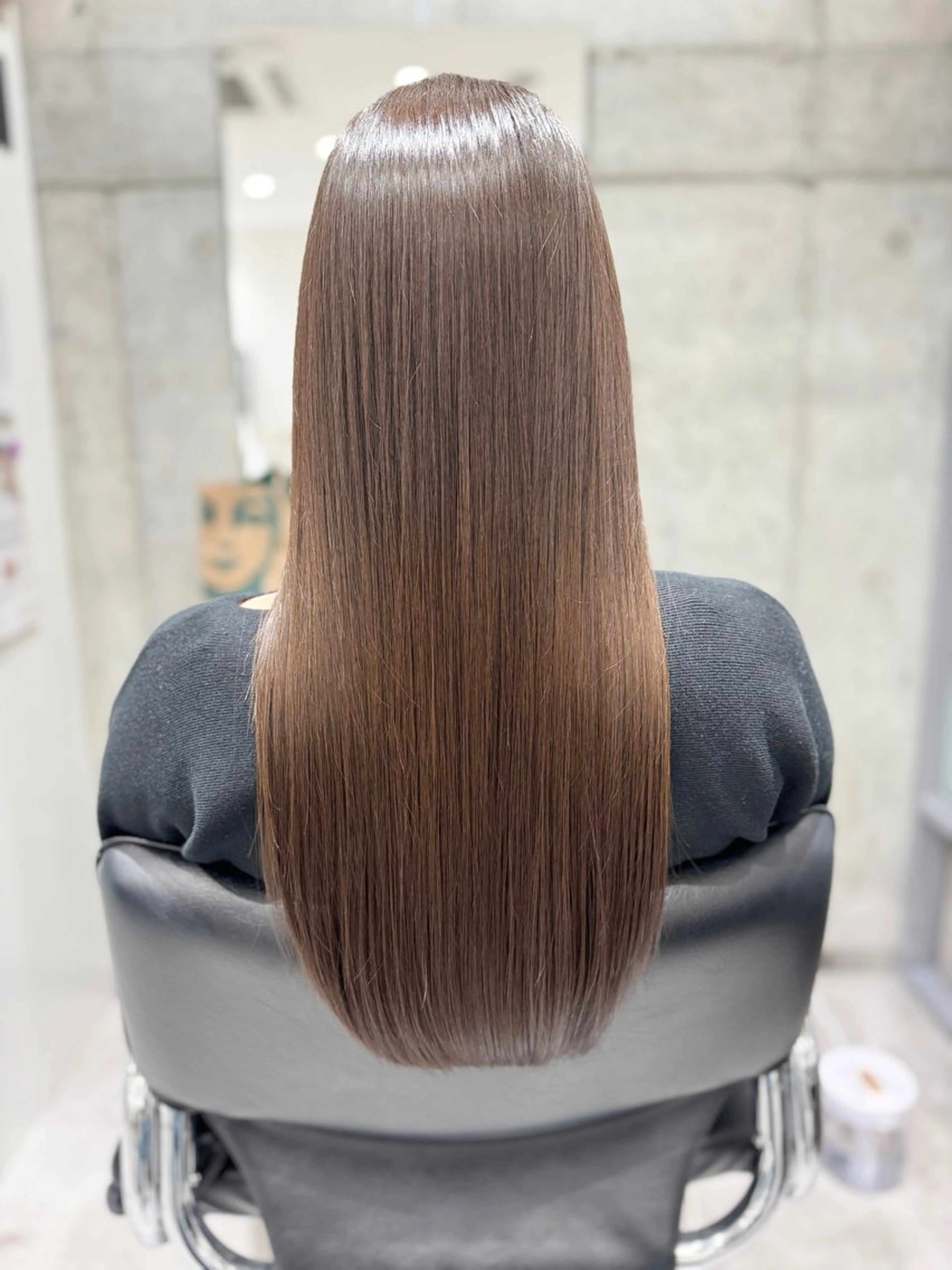 ロング カラー トリートメント 酸熱トリートメント ドライ カット✂️髪質改善のヘアスタイル