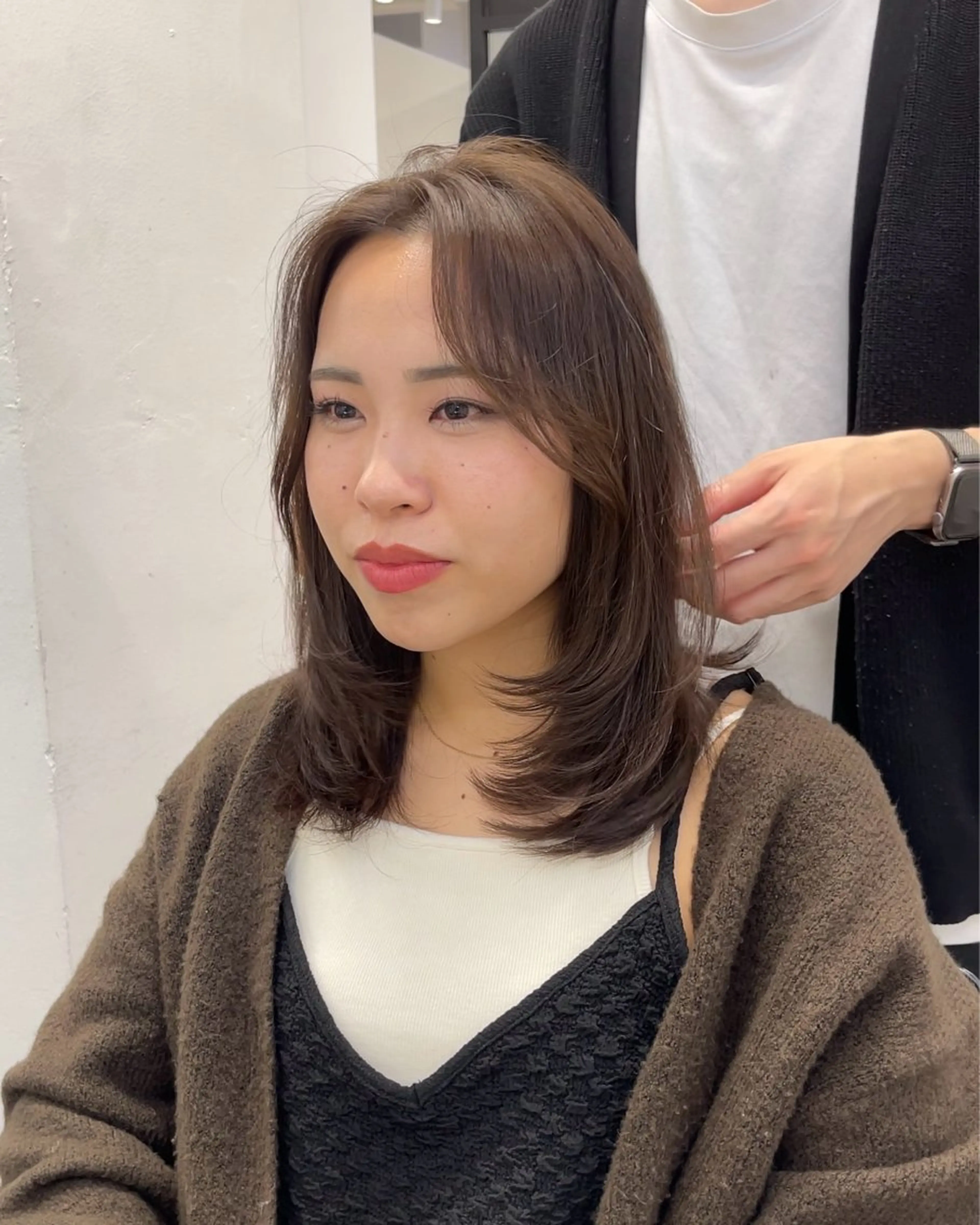 ロング カラー ヘアアレンジ カット ヘアカラー トリートメント ヘアセット レイヤーカット/ 田中 しょうのヘアスタイル