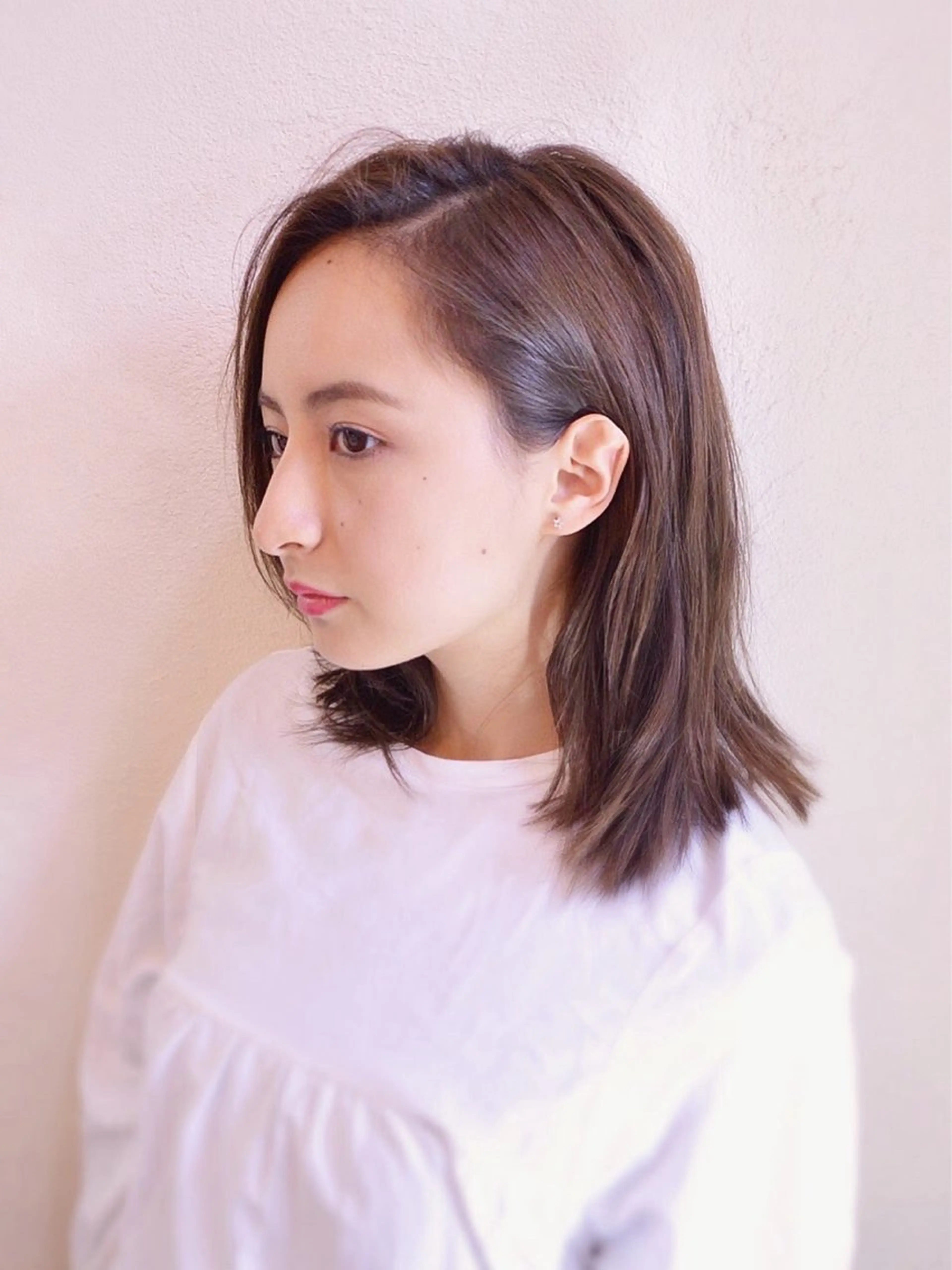 ミディアム カラー カット ヘアカラー トリートメント 🦋透明感カラー🦋 なつやのヘアスタイル