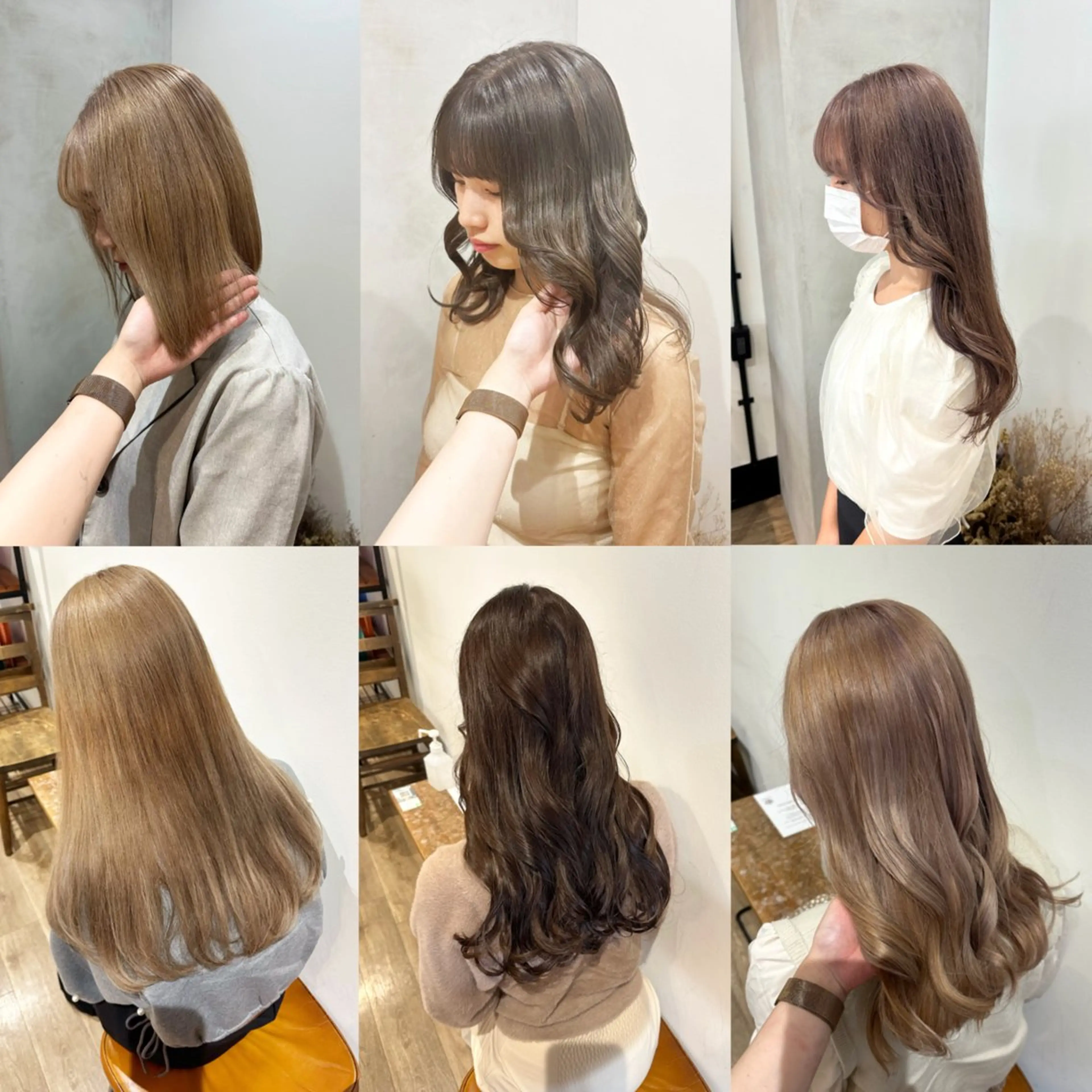 ロング カラー 透明感カラー Himawari♡ 柔らかいカラーのヘアスタイル