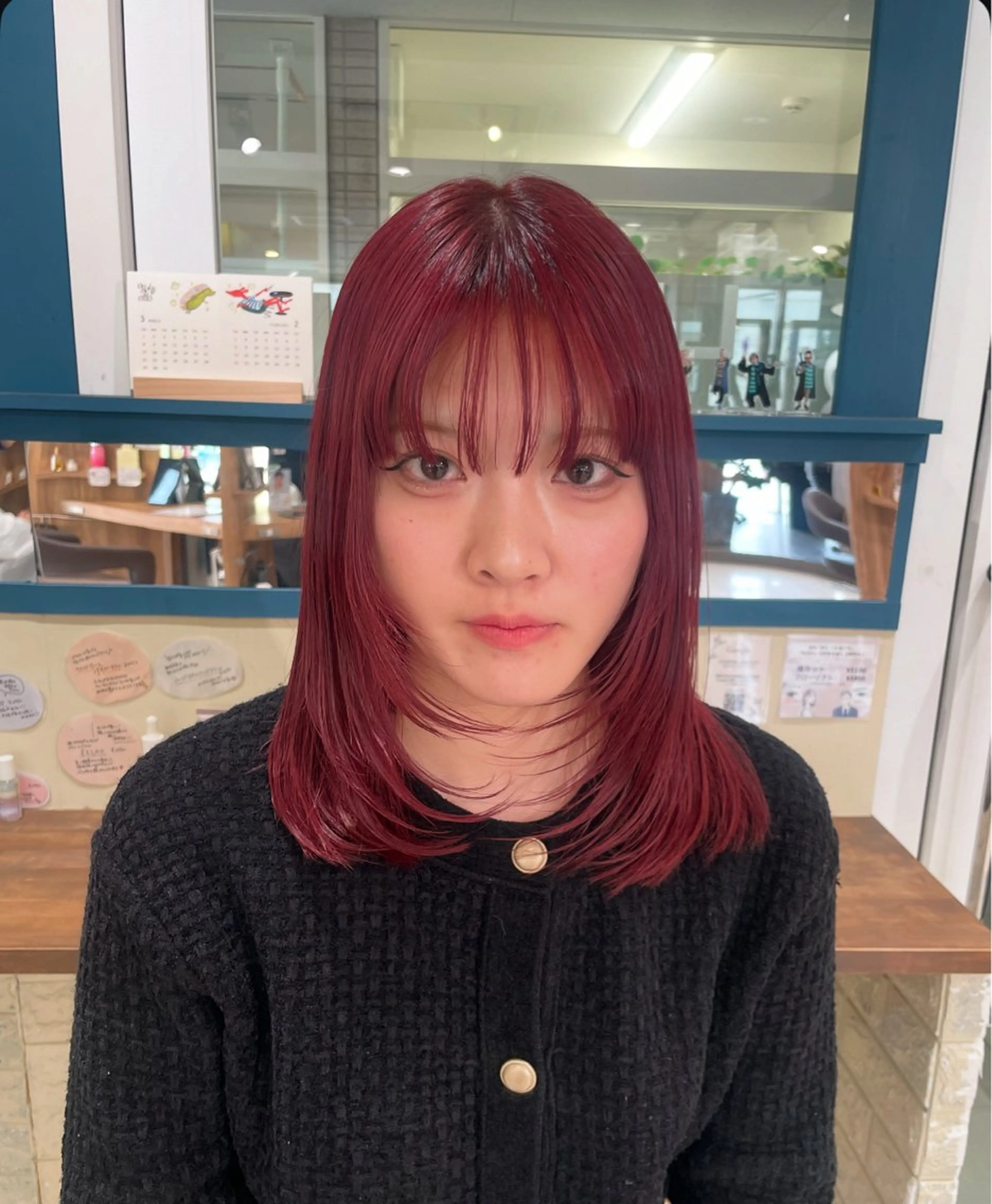 カラー ブリーチ luck みうのヘアスタイル