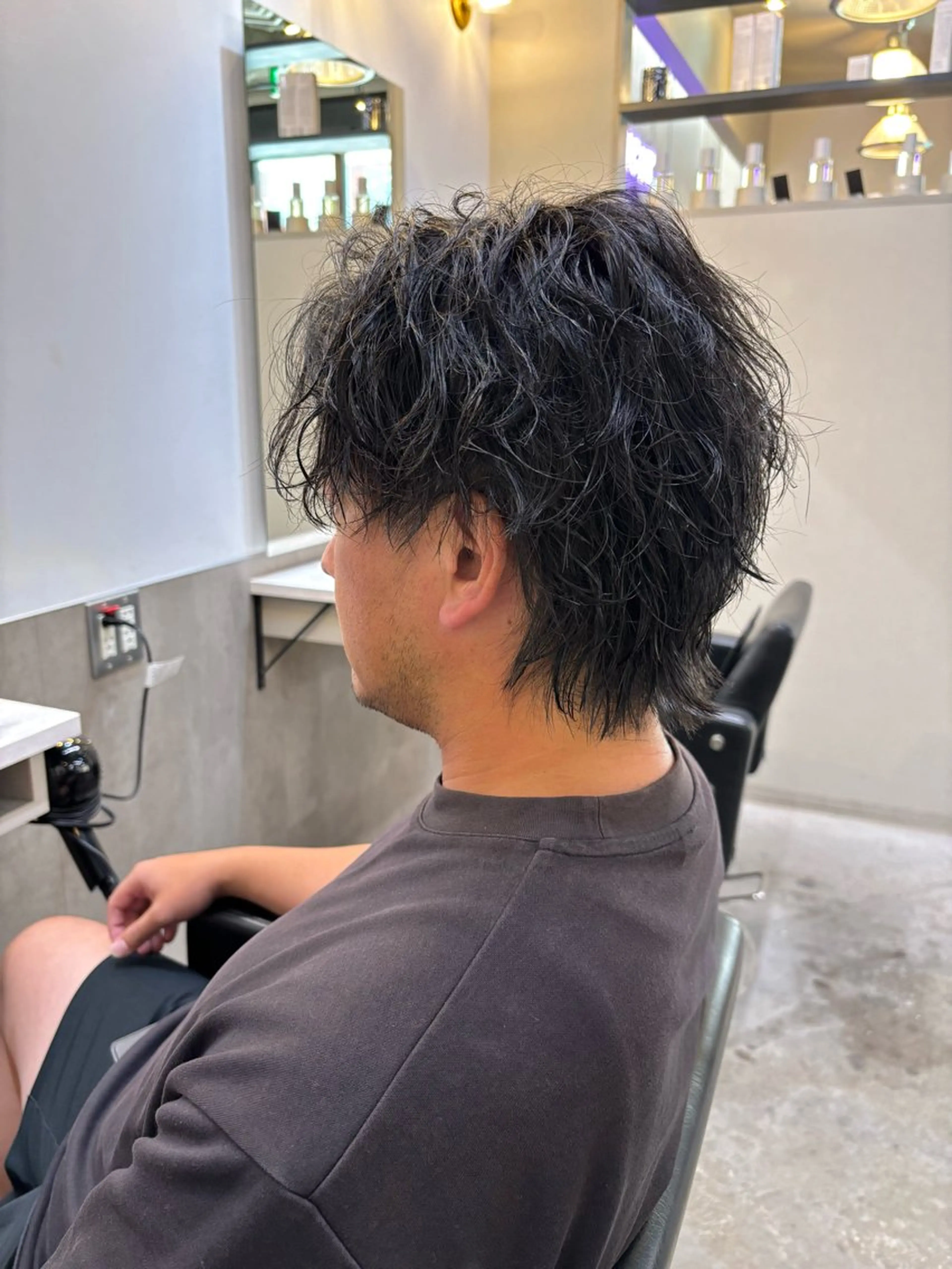 パーマ メンズ カット パーマ レイヤー/大人メンズ パーマ🌀 平島拓也のヘアスタイル