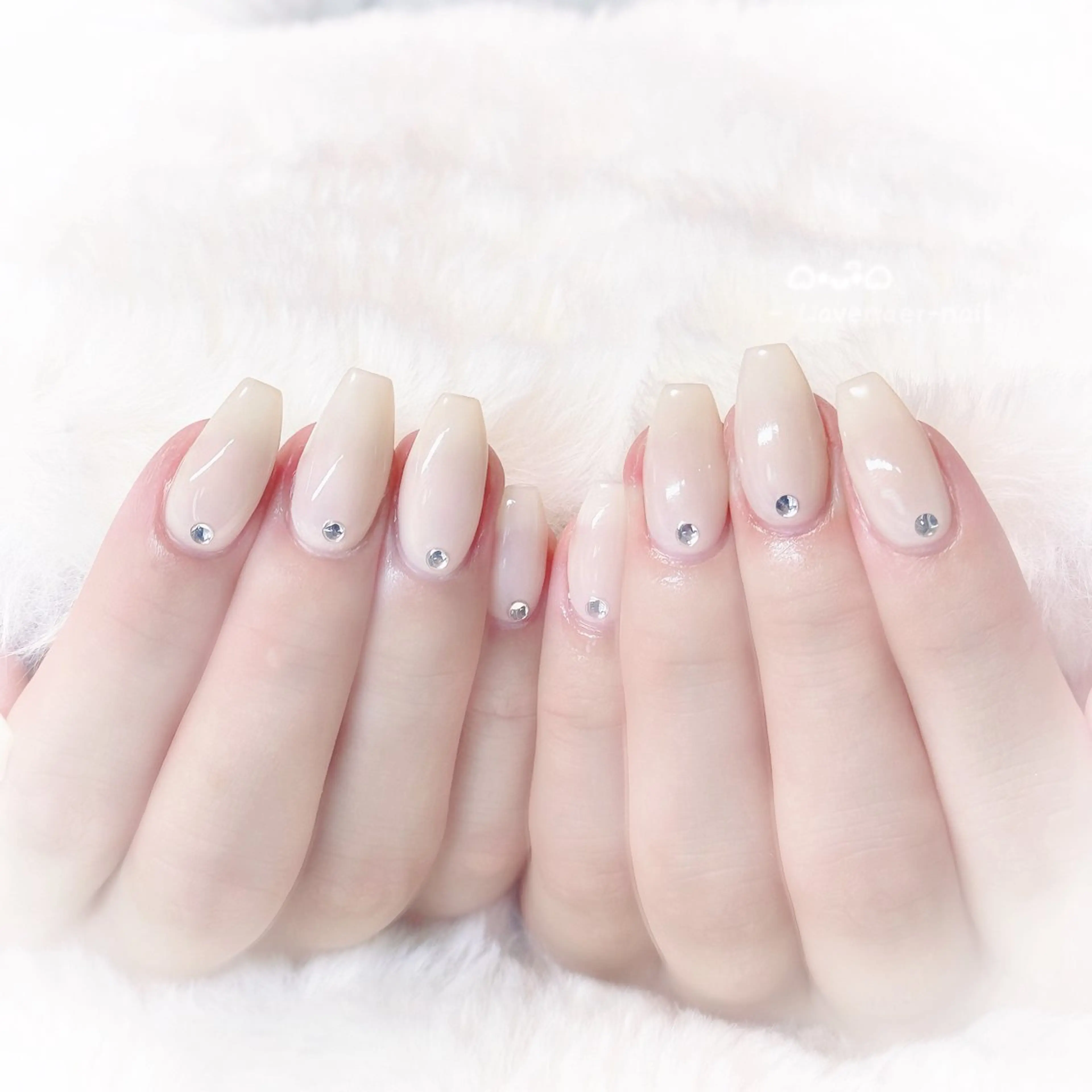 ネイル ハンドネイル Lavender nail·中島公園のネイルデザイン