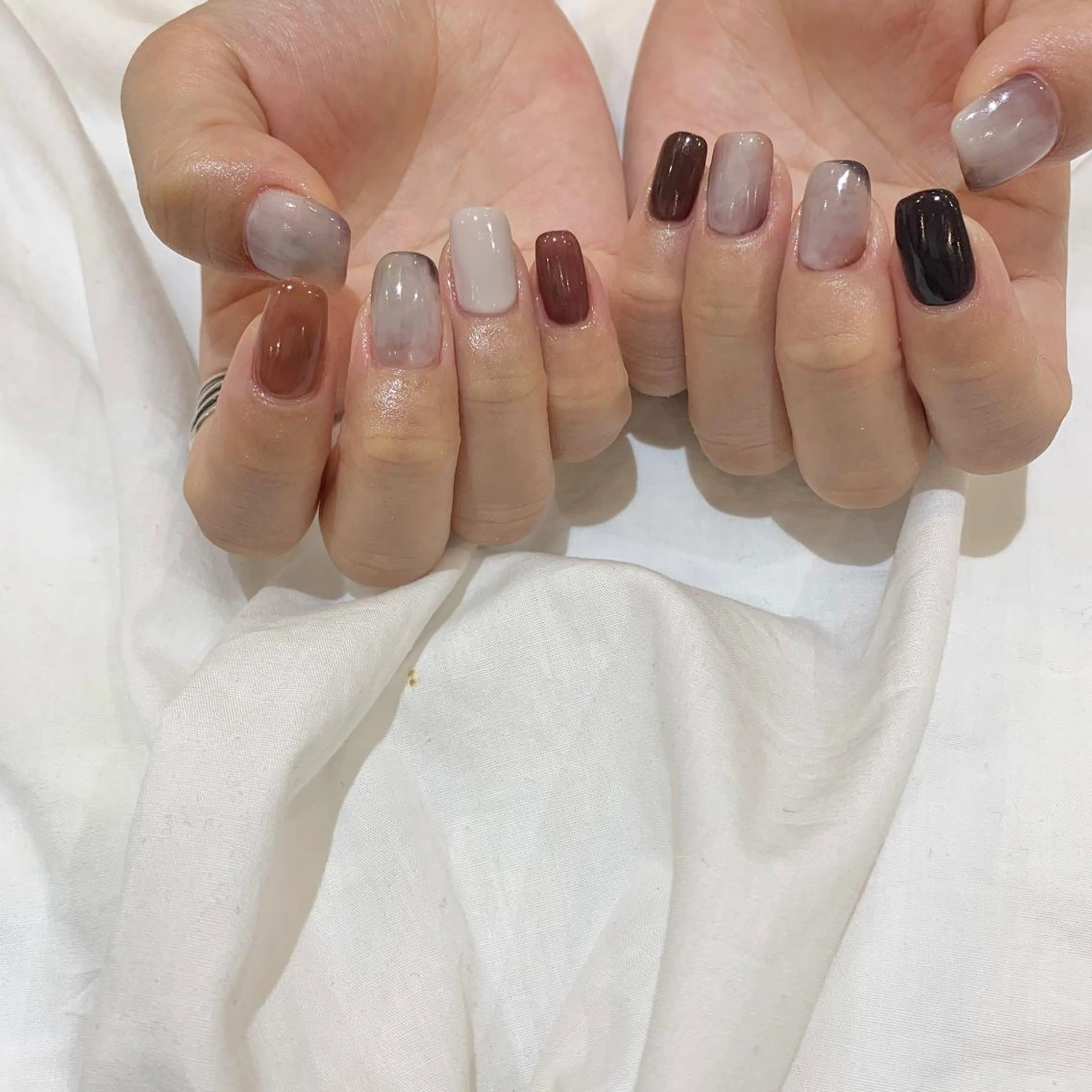 ネイル ハンドネイル 藤原 胡桃のネイルデザイン