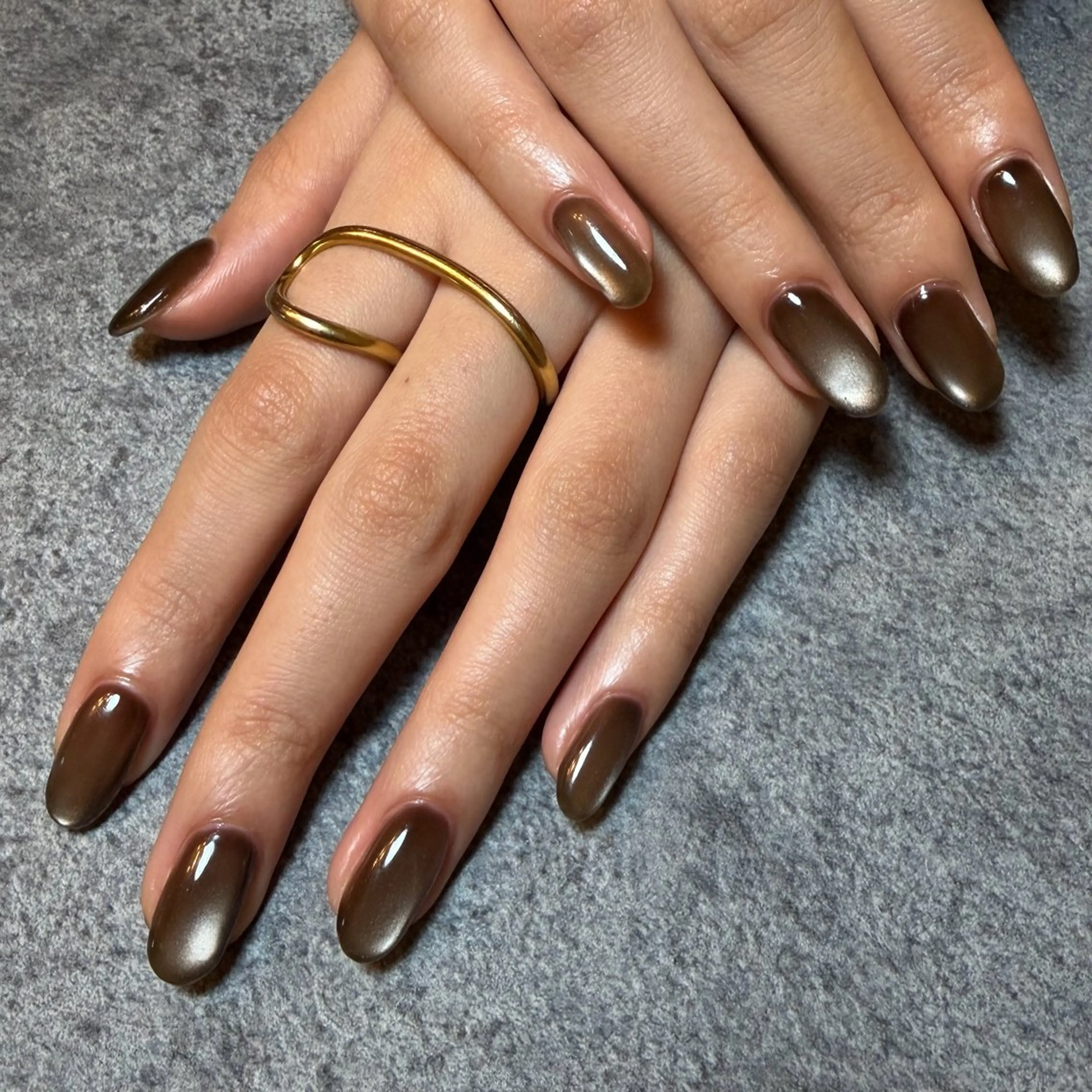 ネイル マグネットネイル 自由が丘サロン あやめ💅のネイルデザイン