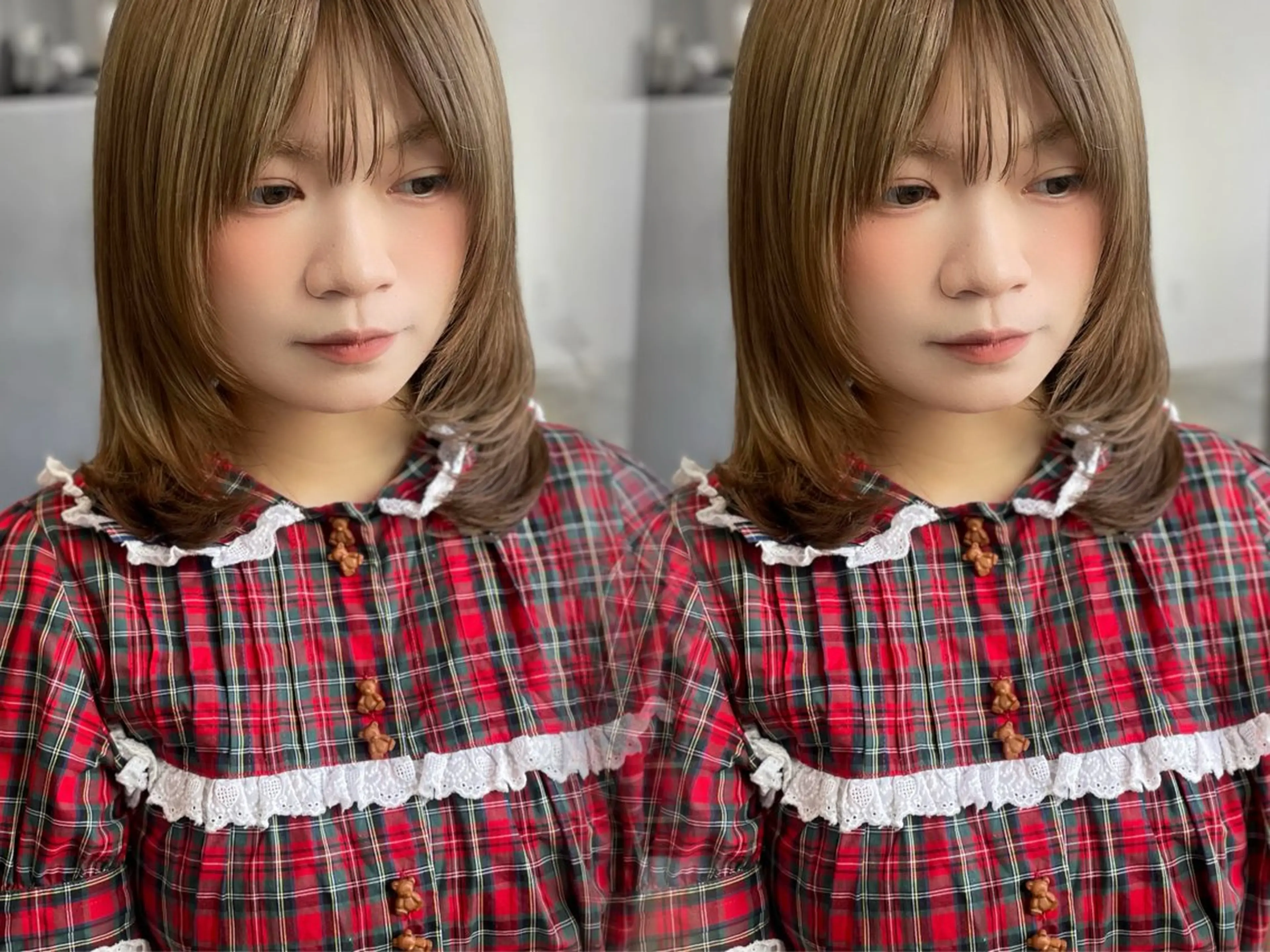 ミディアム erina🍑新宿/ 艶カラー/レイヤーのヘアスタイル