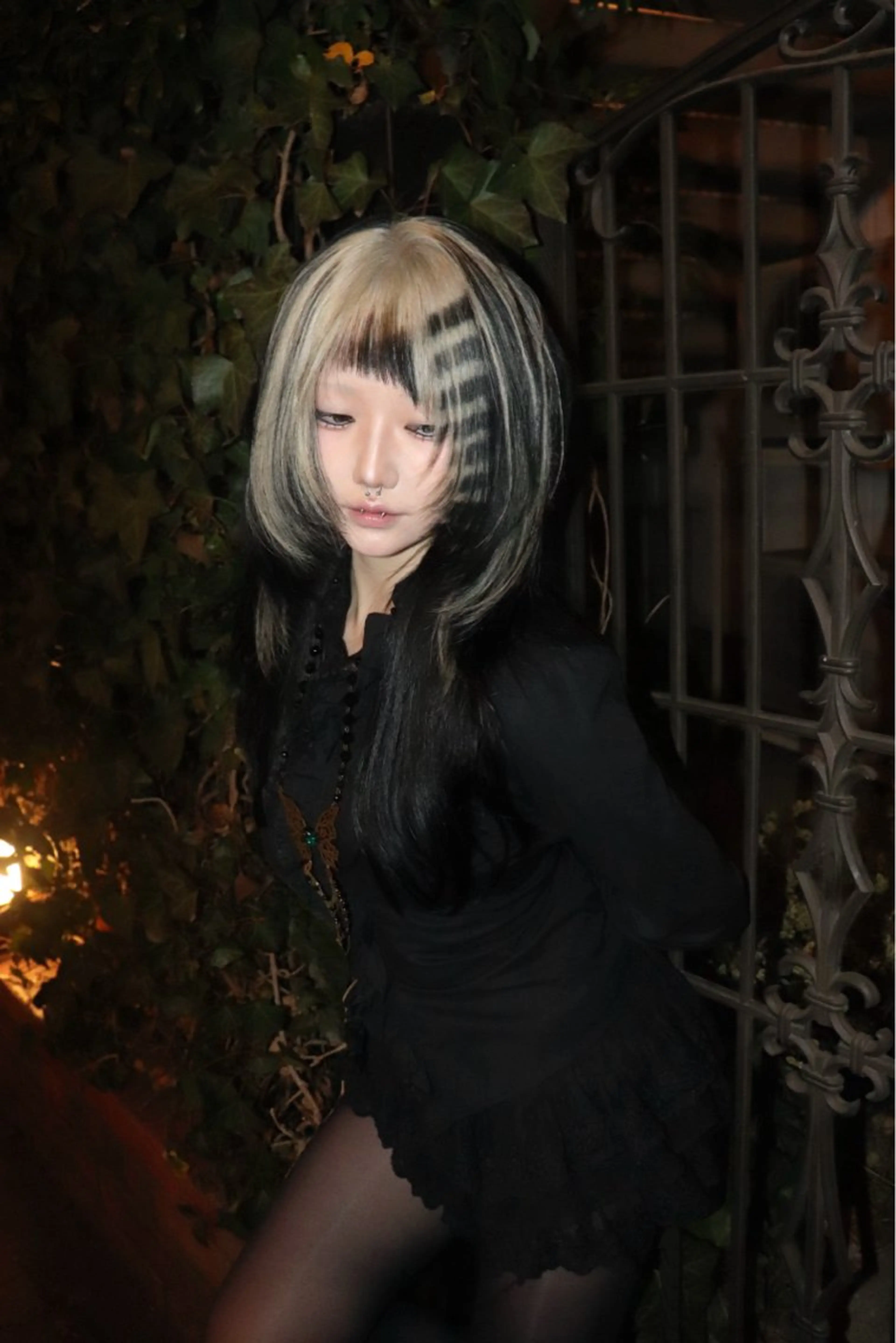 ロング カラー カット ヘアカラー トリートメント ヘッドスパ ヘアセット HARUNA/原宿/ デザイン/カットのヘアスタイル