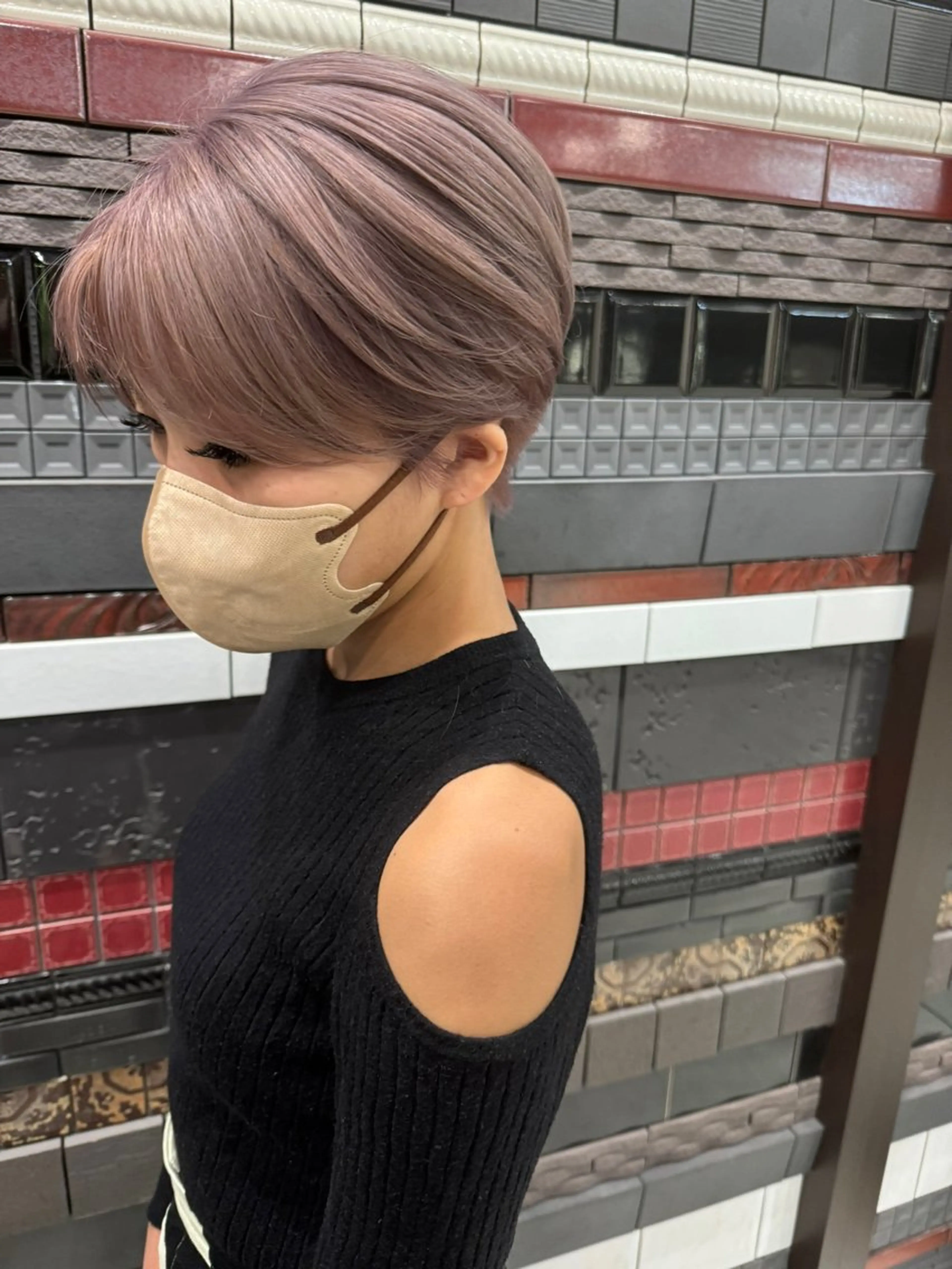 ショート カラー ショート×ブリーチ Lyuca/yujiのヘアスタイル