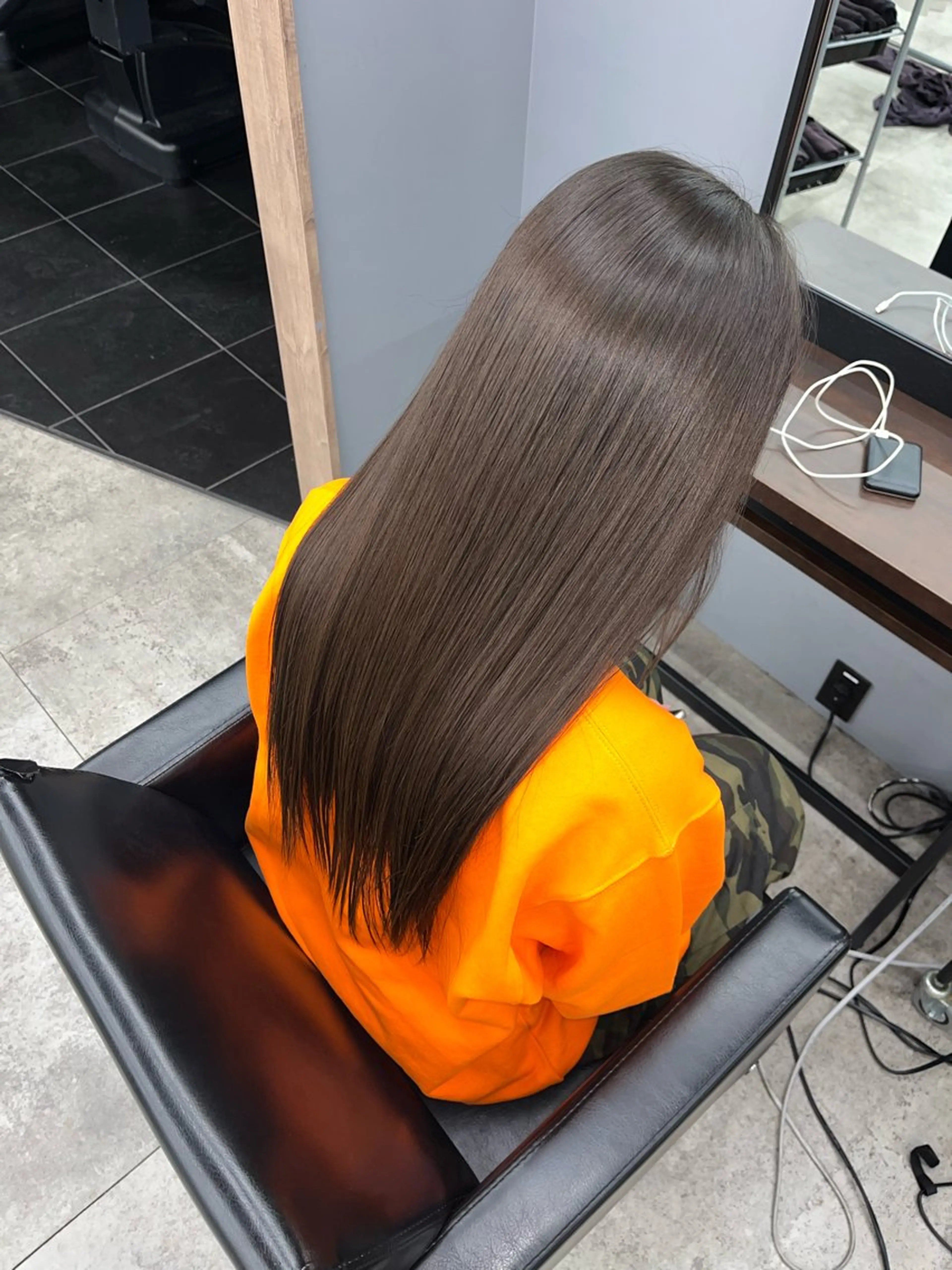 《🍀2回目以降の方限定🍀》透明感カラー +ショートヘッドスパ💆‍♀️+炭酸泉marbb🫧‪の写真