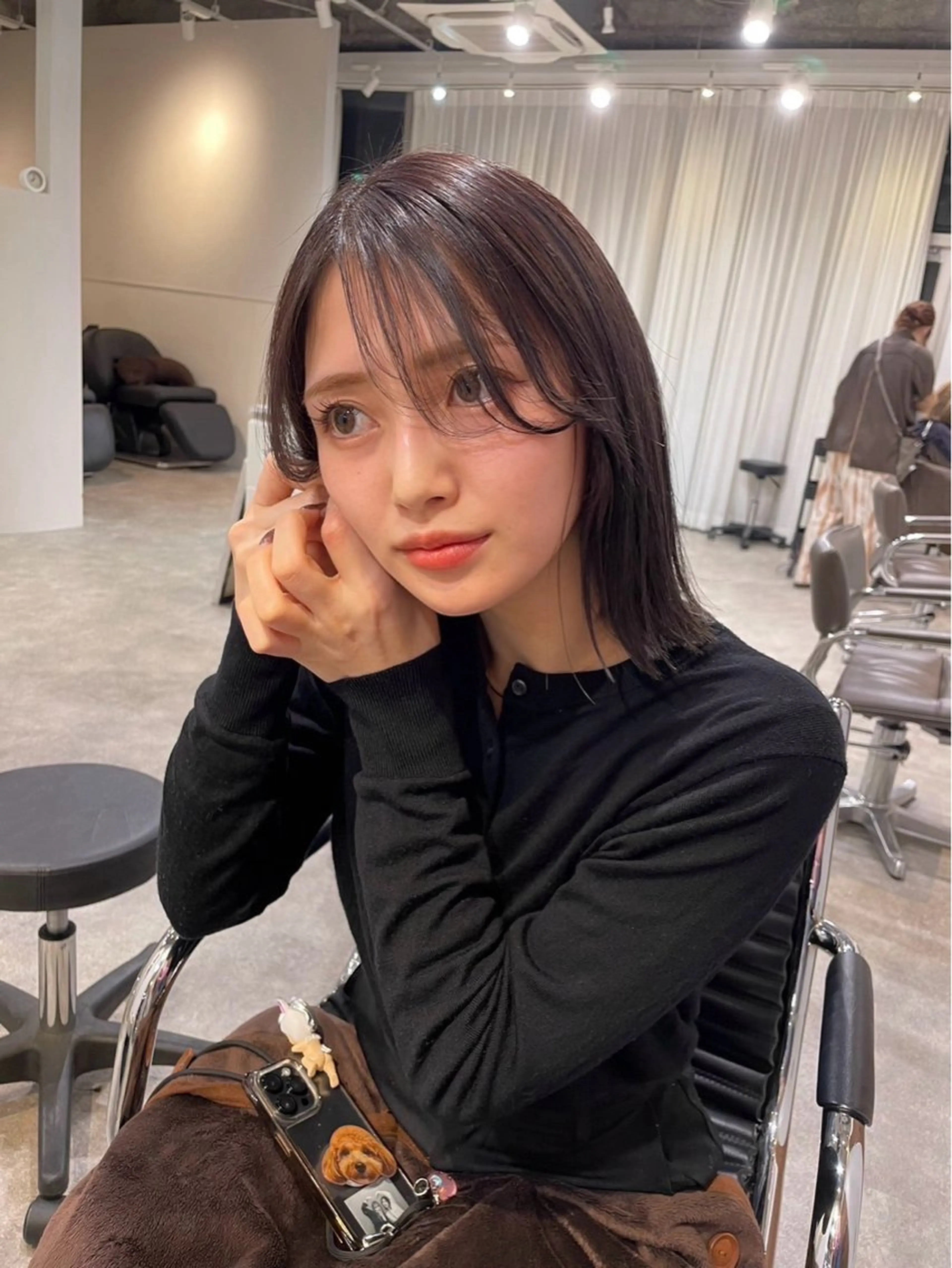 ミディアム カラー ♡kyoka /  uyu♡のヘアスタイル