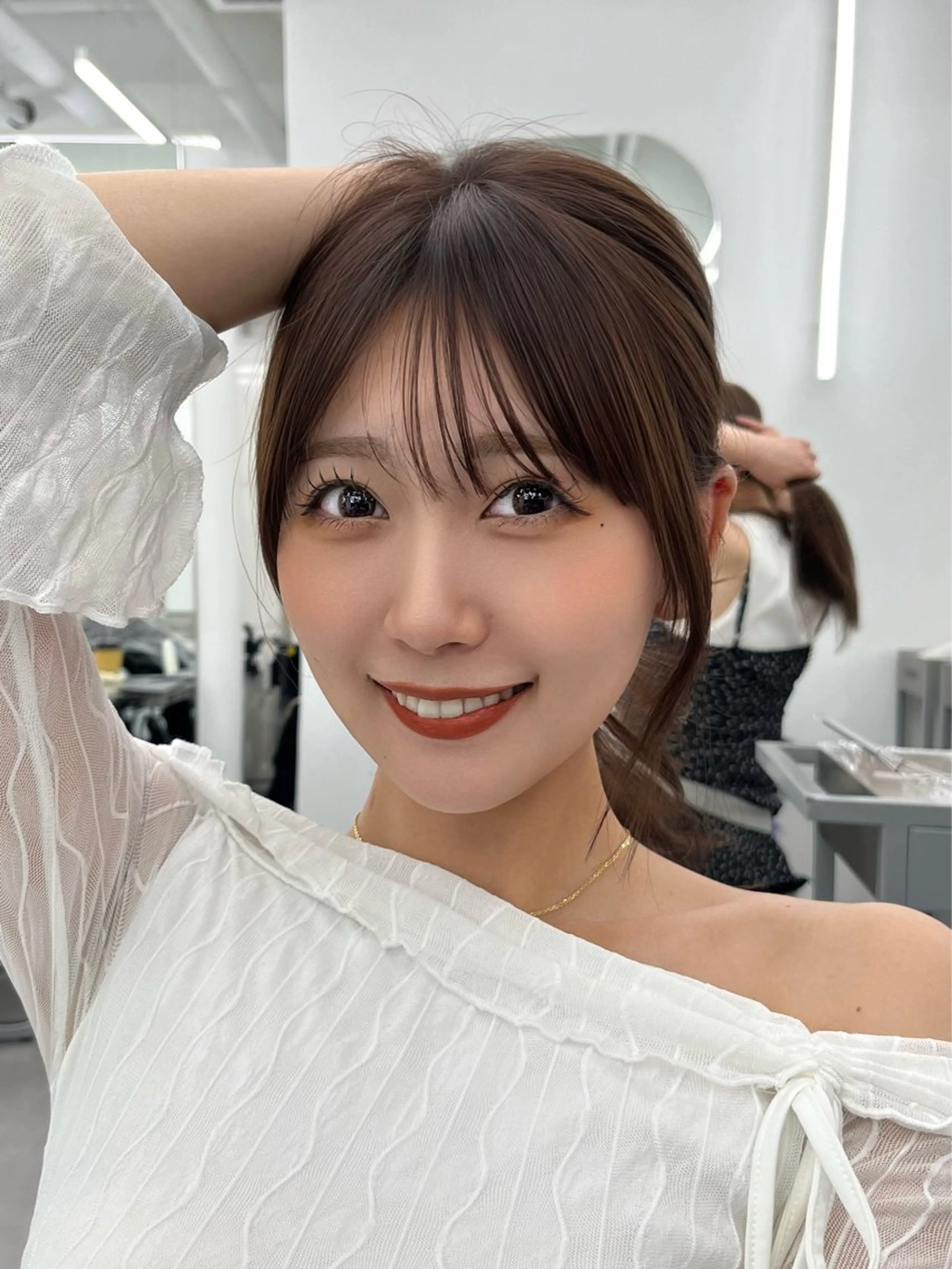 ロング カラー レイヤーカット顔周り /アレンジ伊藤彪真のヘアスタイル