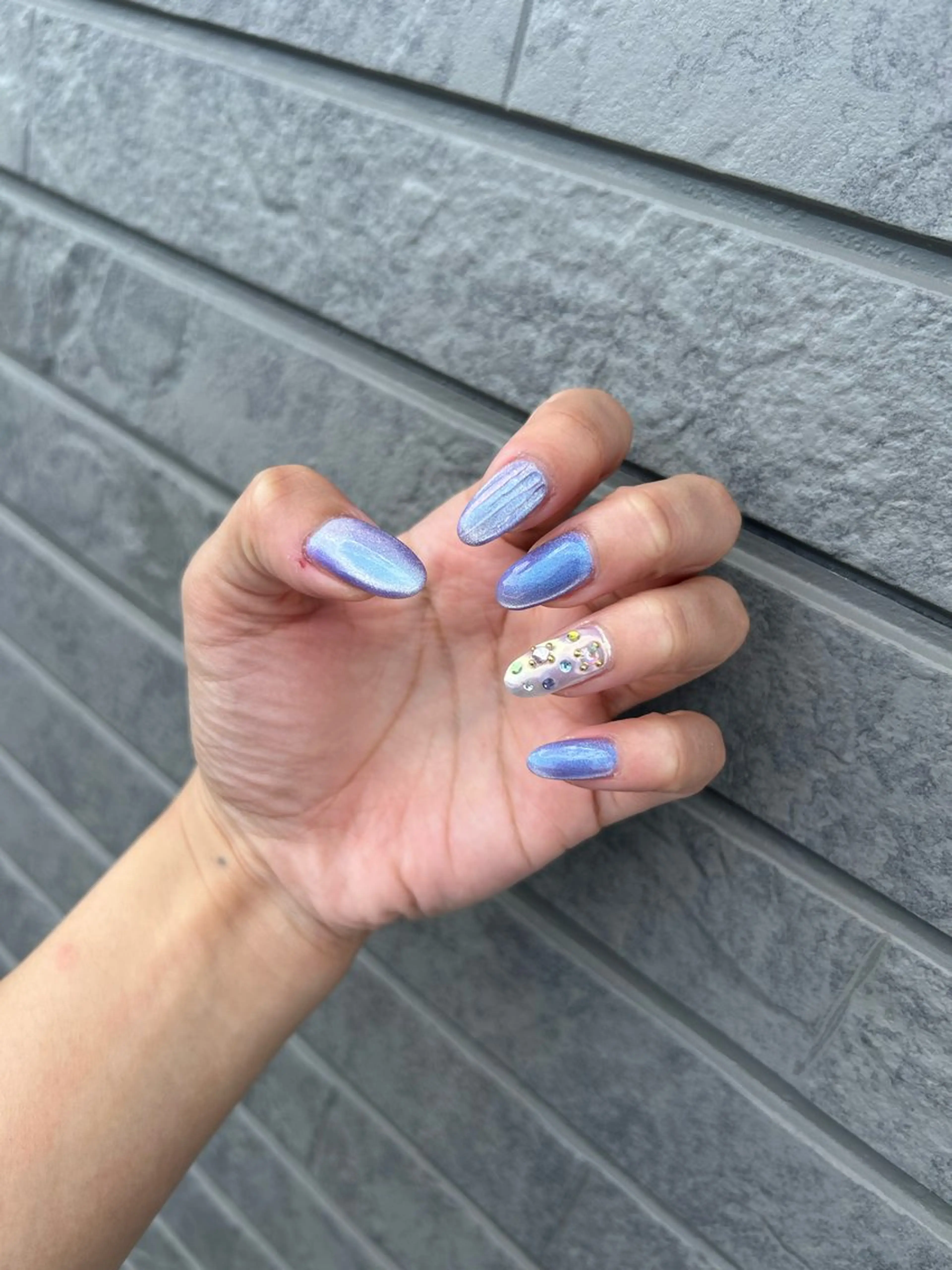 ネイル マグネットネイル 持ち込み シンプルネイル 頑張る女性の味方✴︎ M.i　nail ♡のネイルデザイン