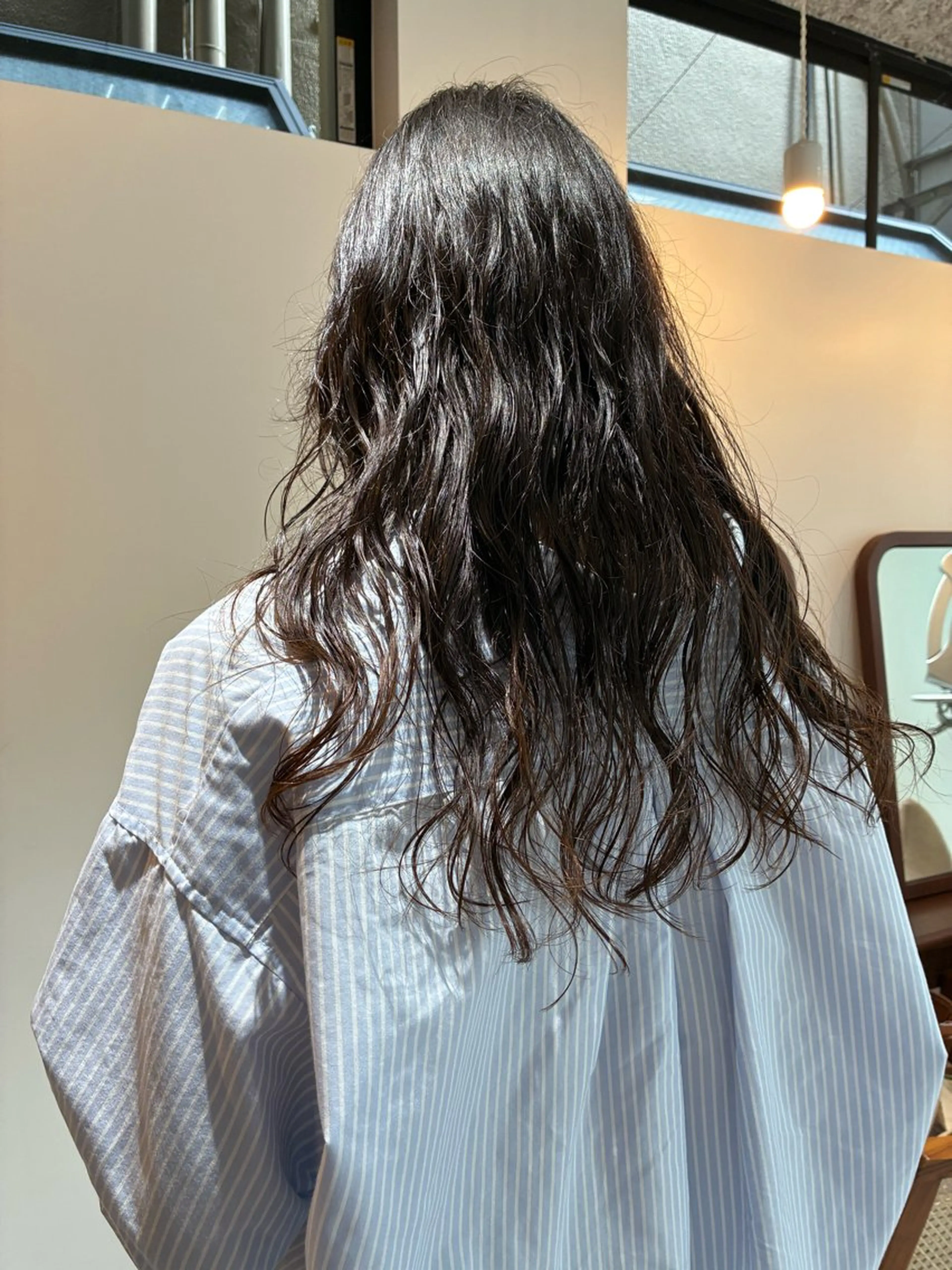 セミロング パーマ ヘアアレンジ カット パーマ 💟Opus/ Mizuki🐕💟のヘアスタイル