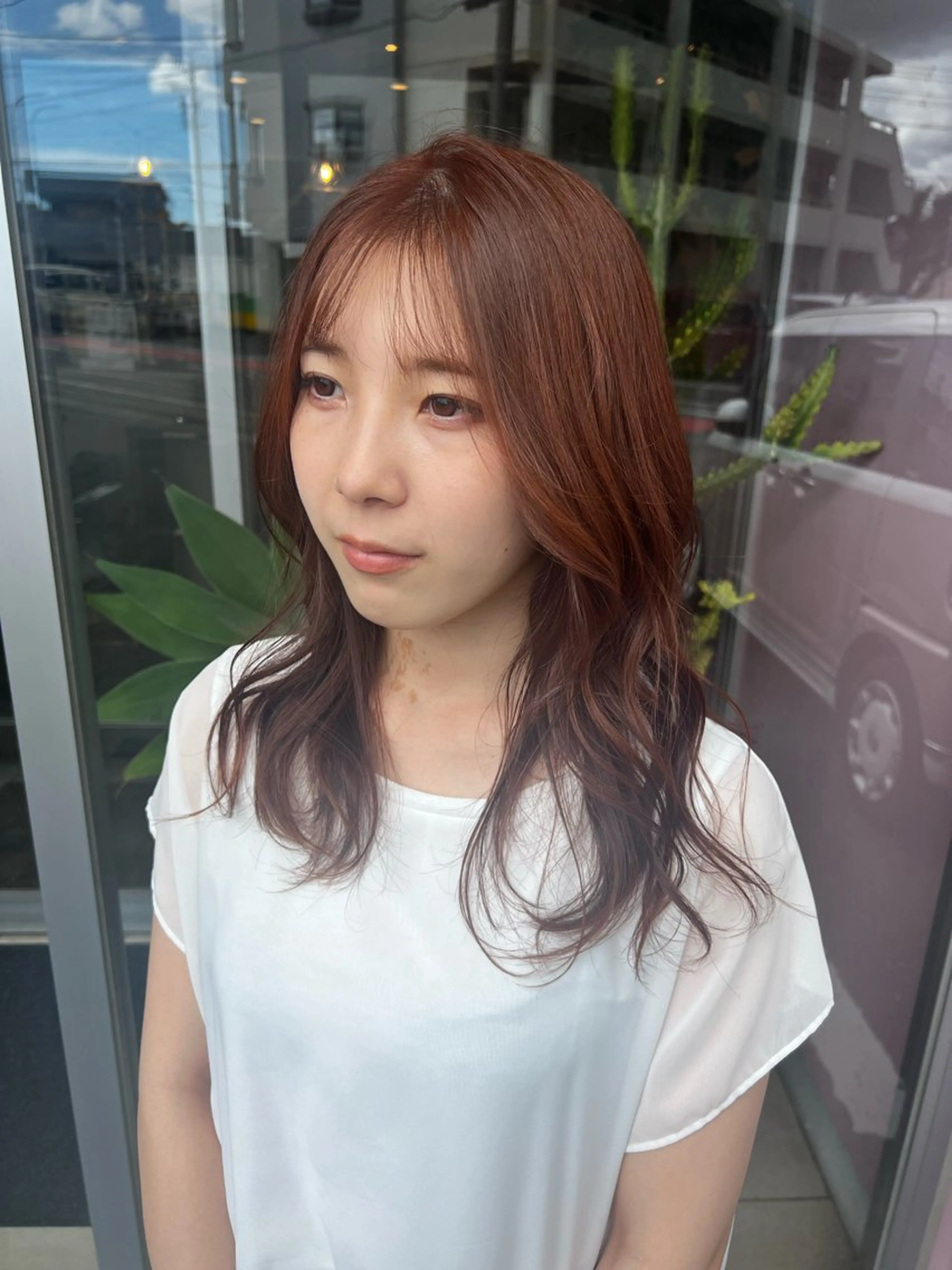 ロング カラー アッシュ 黒髪 ブリーチ ブルーカラー ブルーブラック 🌿寄り添い型美容師 🌿yuiのヘアスタイル