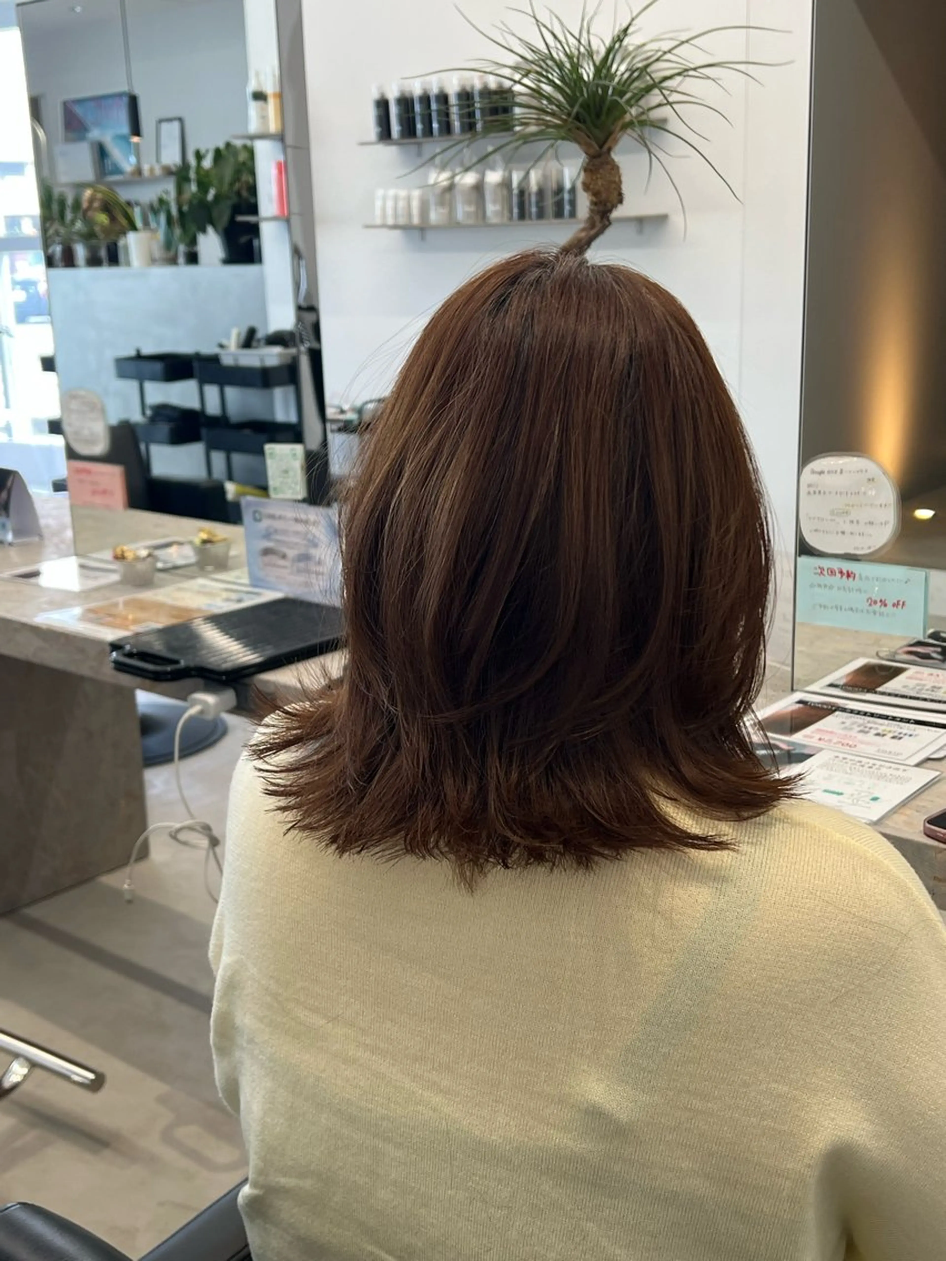 ミディアム ボブレイヤー ボブ レイヤーカット Hair salon en所属・小松崎 翔太のヘアスタイル