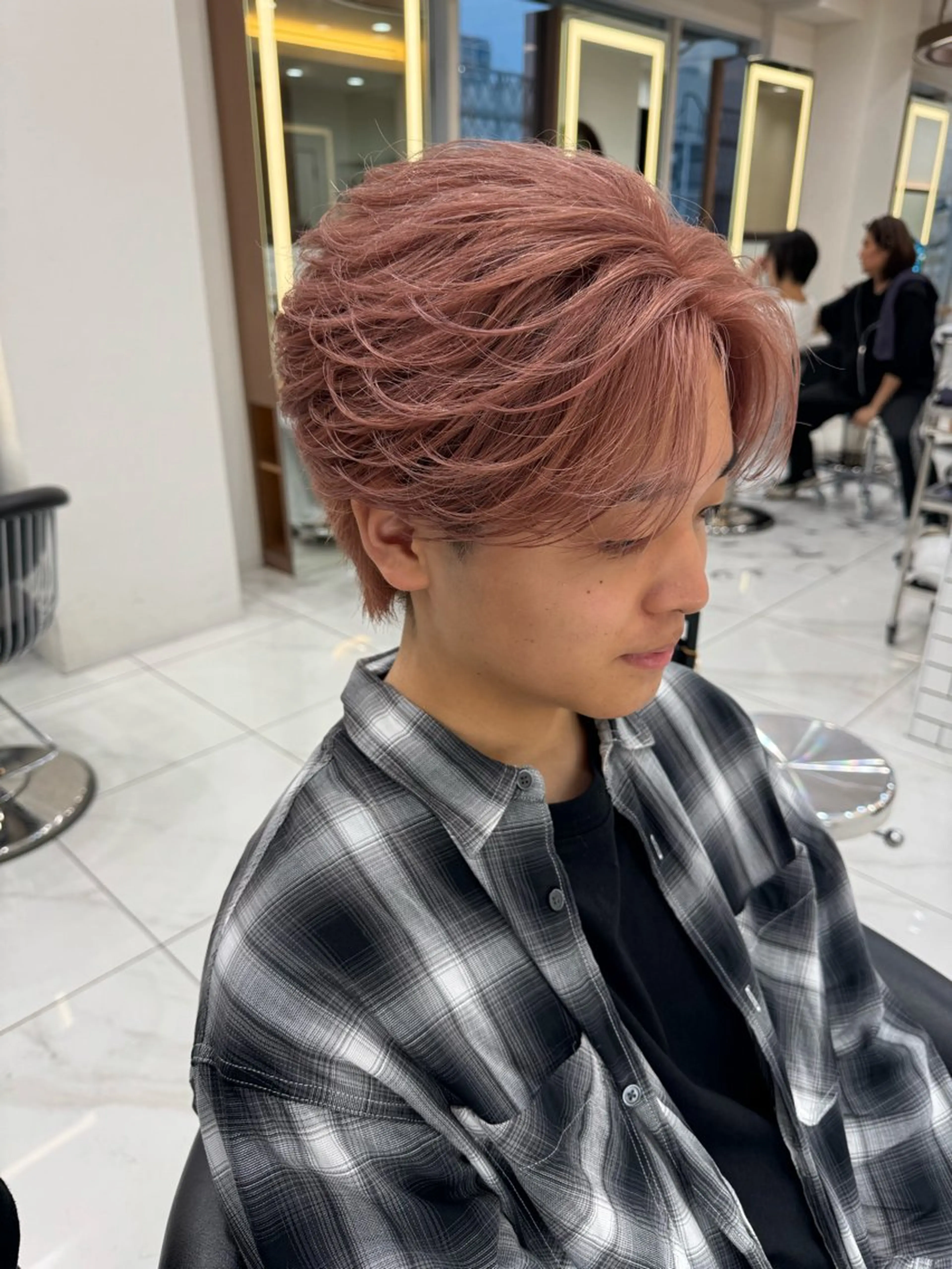 カラー メンズ 菅野 心悠/メンズヘアのヘアスタイル
