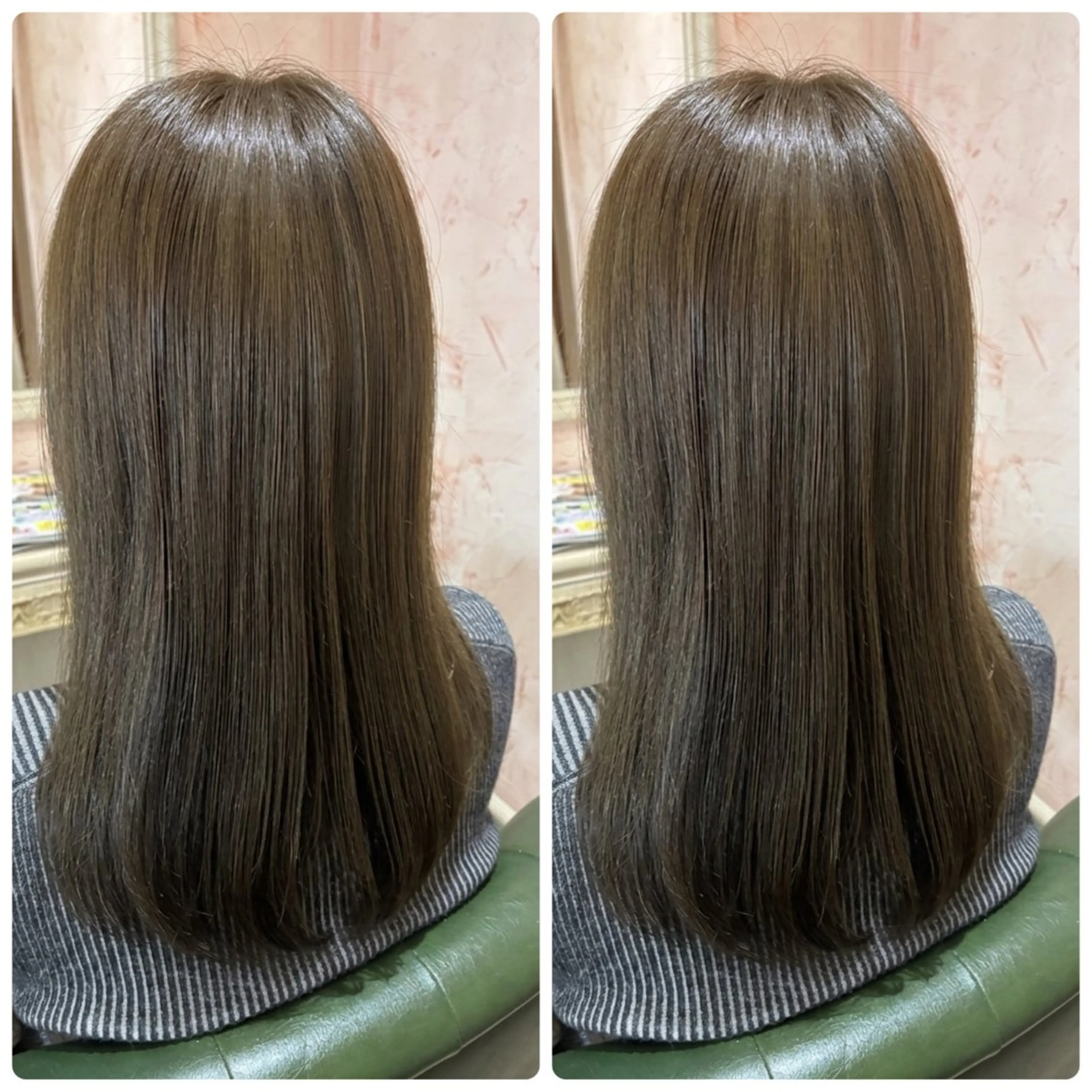 ミディアム ヘアカラー おおやま たくみのヘアスタイル