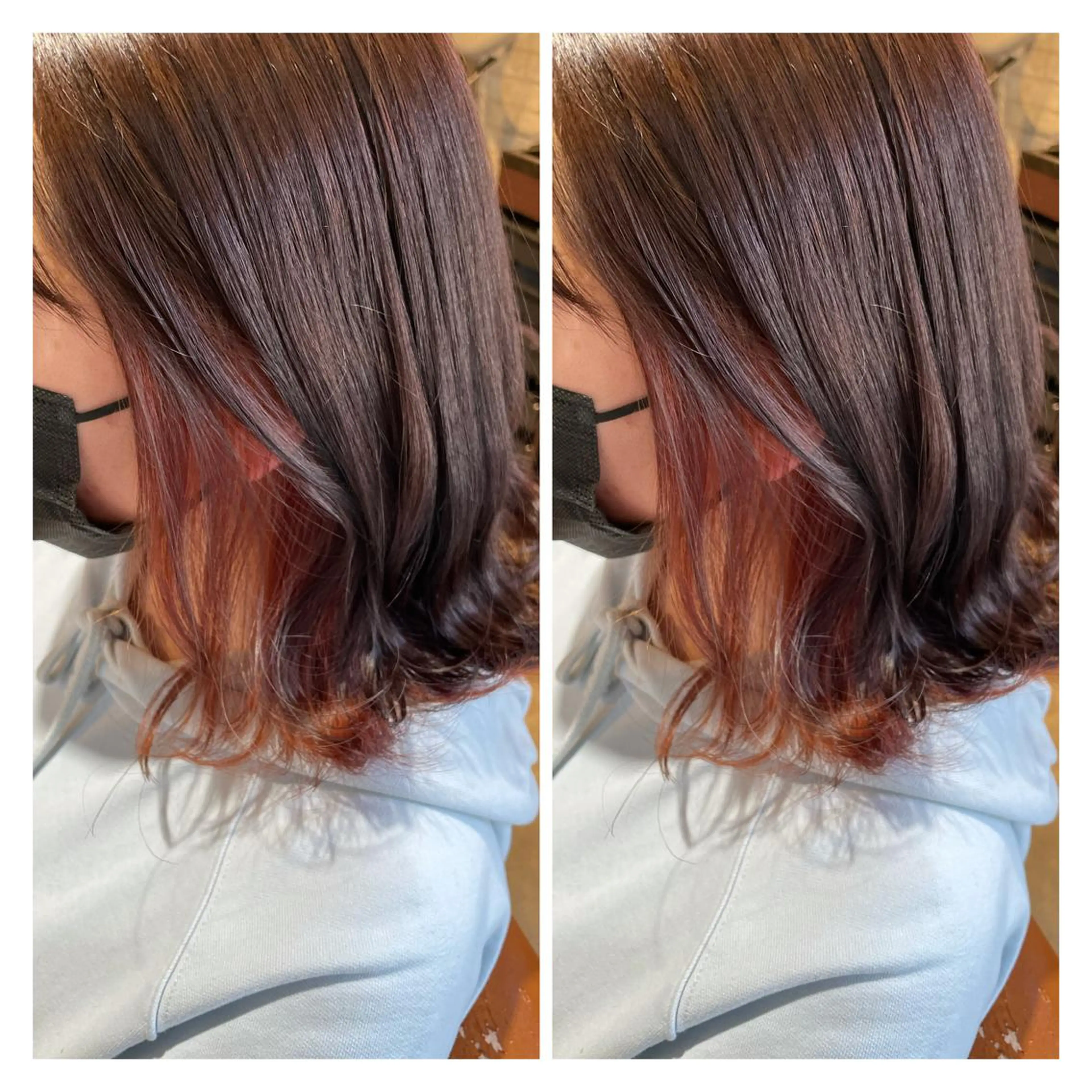 カラー 髪質改善艶髪 ℍ𝔸ℝ𝕌𝕂𝔸のヘアスタイル