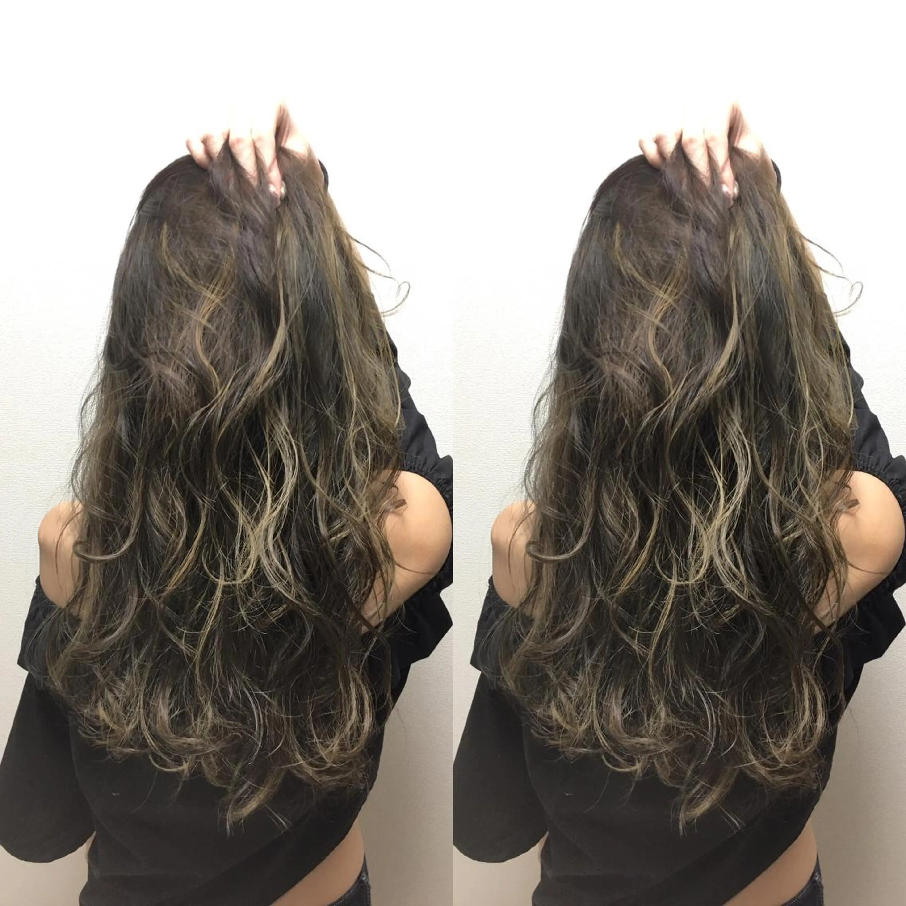 ロング カラー ヘアアレンジ メンズ キッズ ネイル マツエク・マツパ イルミナカラー 綺麗な髪質にしたい方 限定🌈清水　祥のヘアスタイル