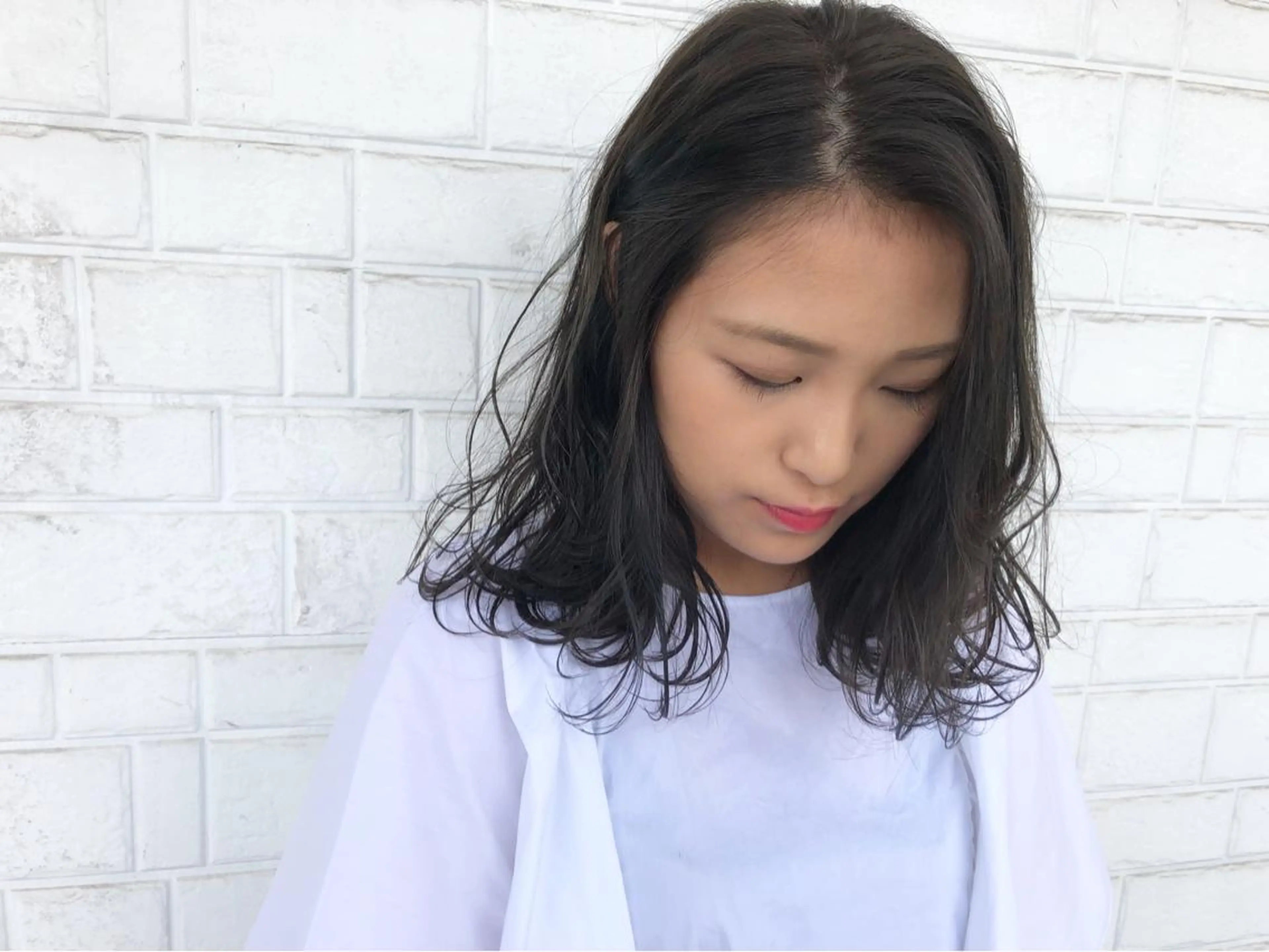 セミロング カラー アッシュ ダークアッシュ カット ヘアカラー トリートメント 髪質改善と艶カラー 💎坂田 裕紀のヘアスタイル