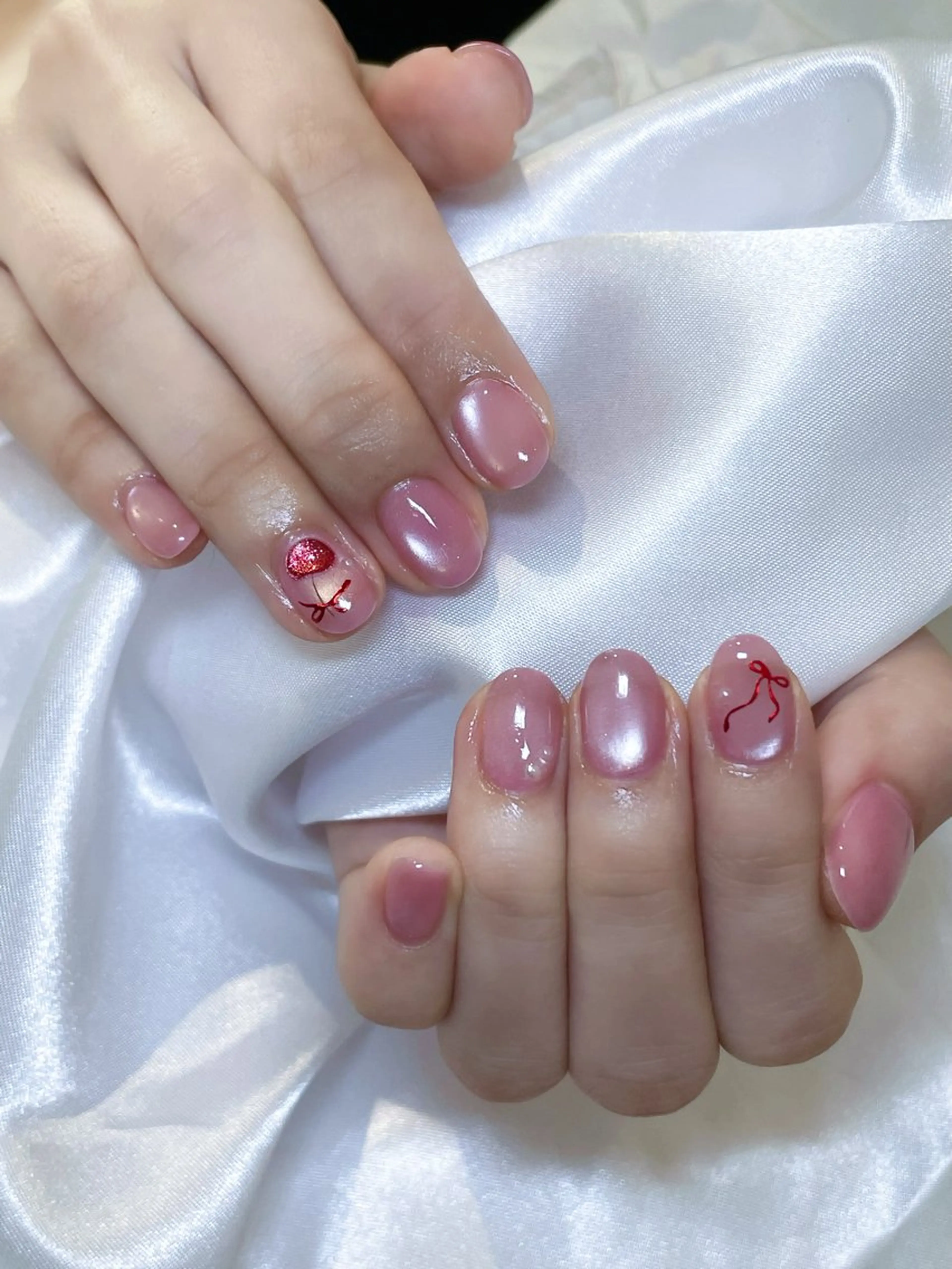 ネイル ショートネイル ハンドネイル Lua🌙ワンホン♡ ギャル♡推し活♡のネイルデザイン