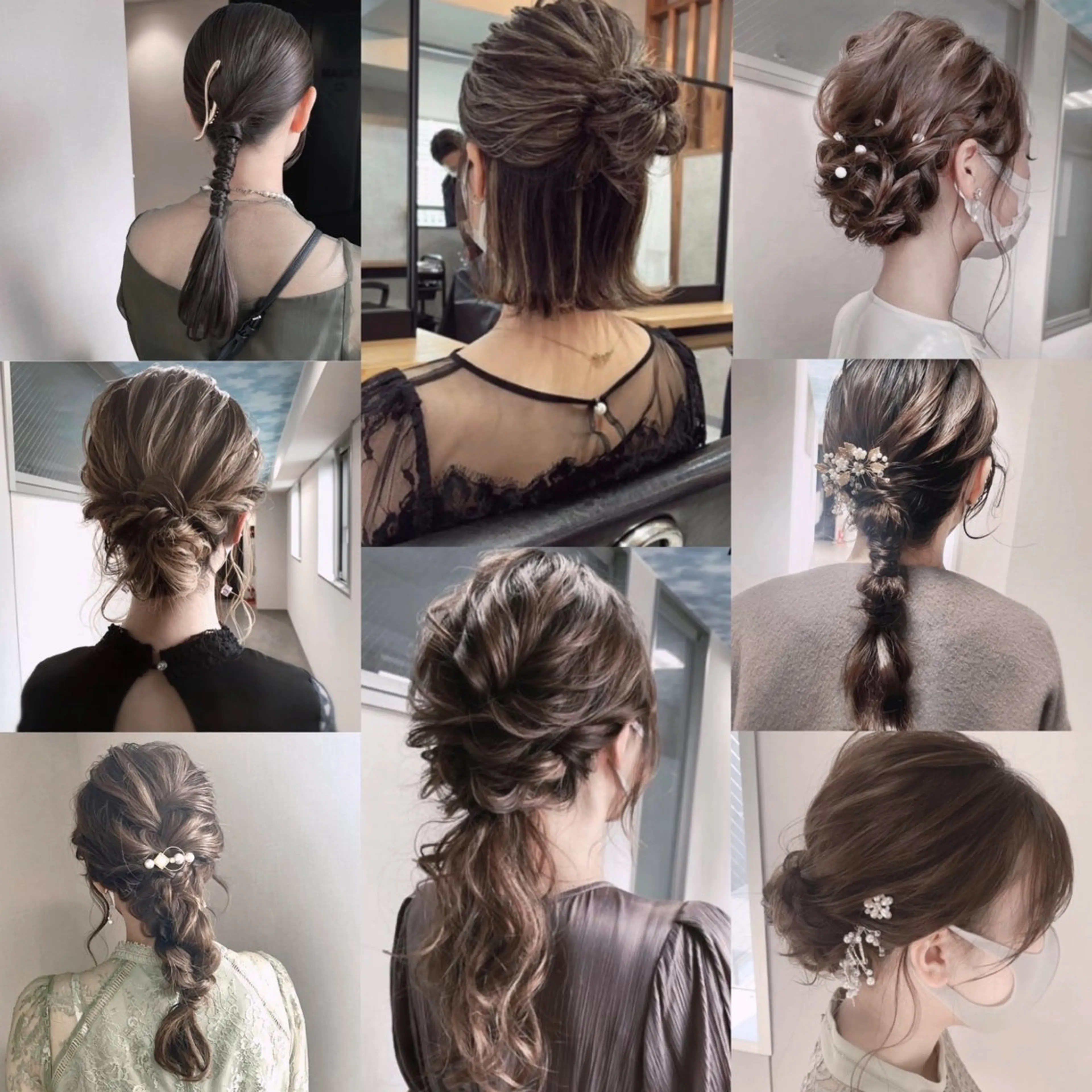 ヘアアレンジ 着物ヘア 結婚式・ブライダル ヘアセット PARK by CREAM所属・松井那津子 /ハイライトブリーチのヘアスタイル