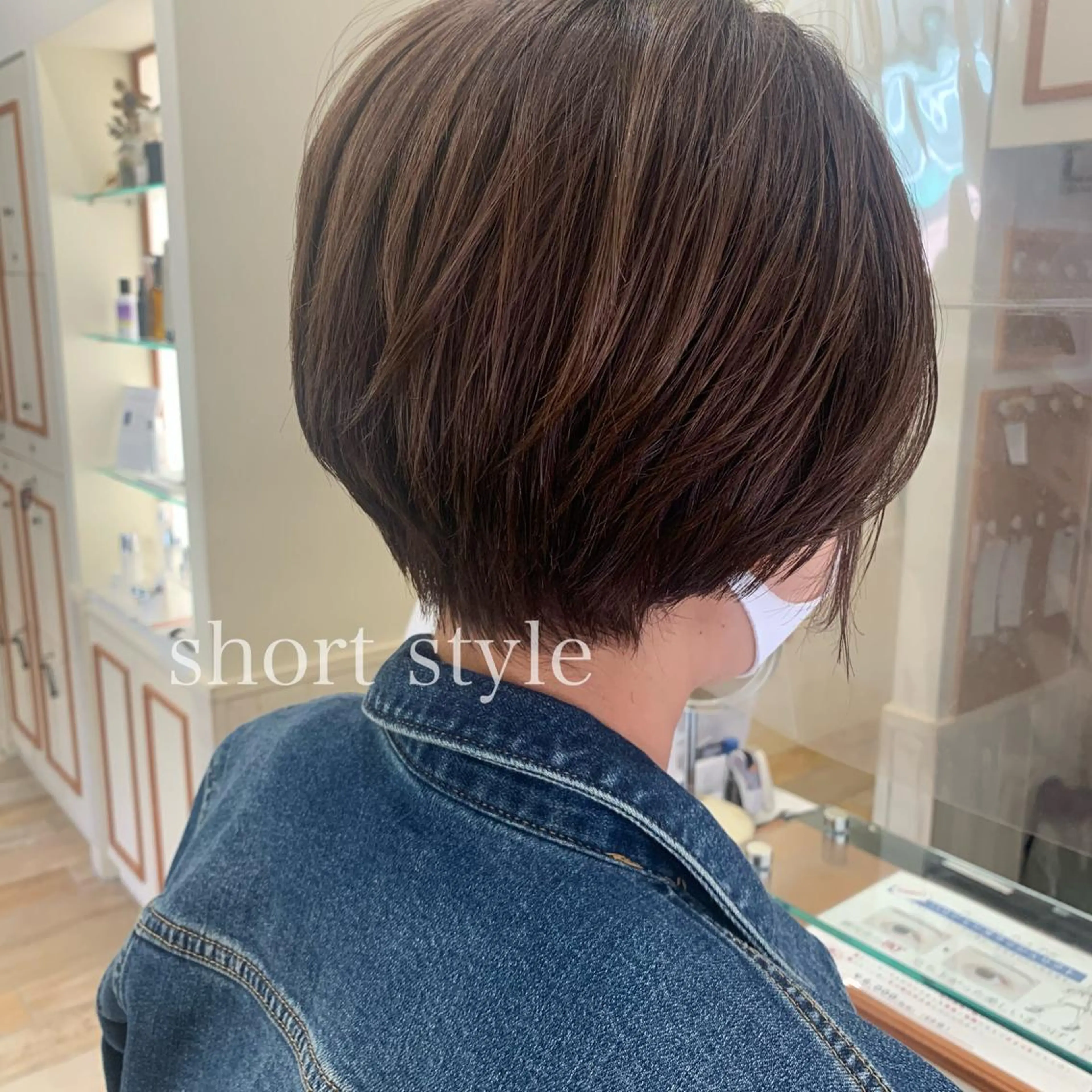 ショート カラー カット ヘアカラー トリートメント ボブ/美髪矯正 /佐藤　奈巳のヘアスタイル