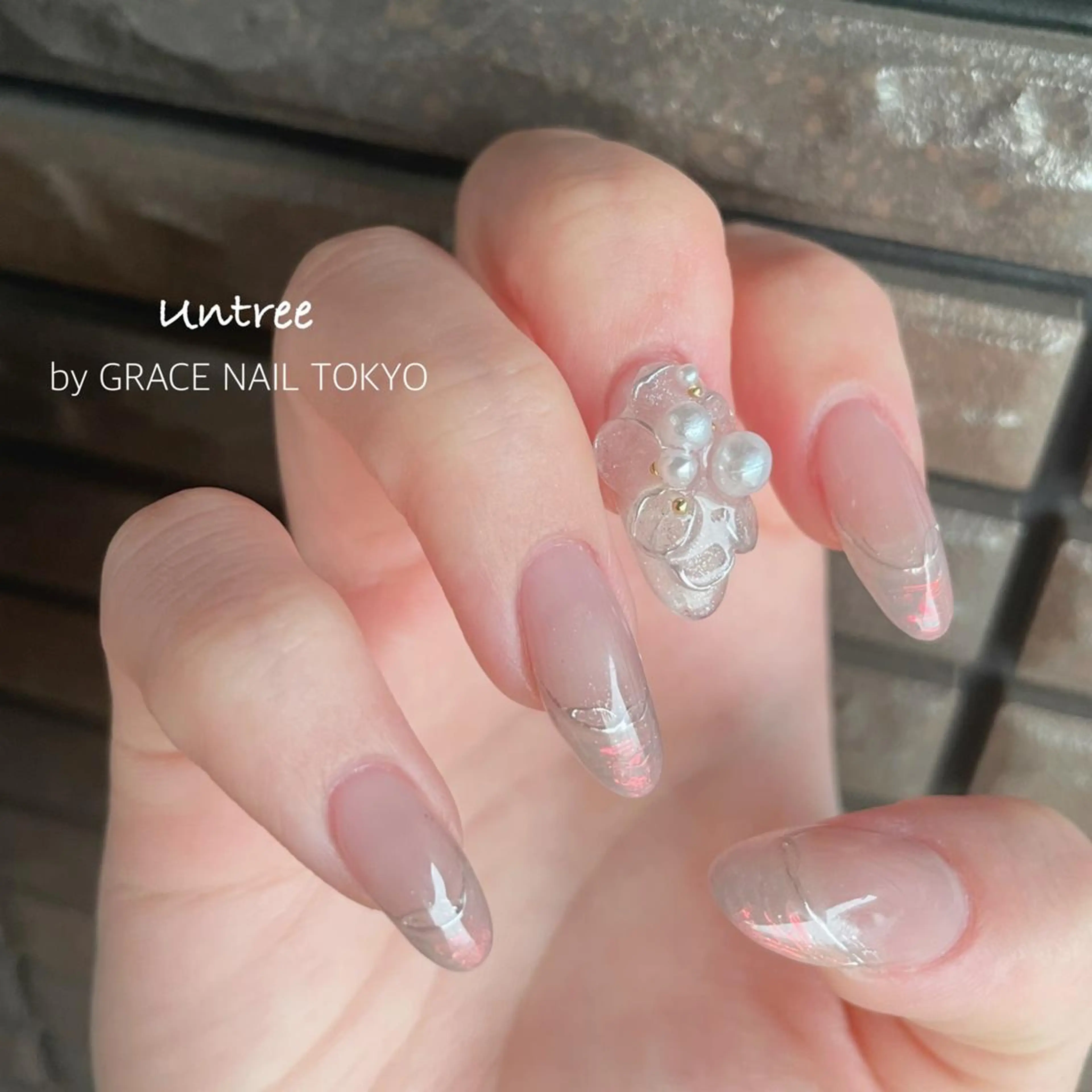 ＼オフ無料／プレミアムデザインコース♡【フィル/自爪育成/次世代パラジェル/美フォルム/極トップ/2w保】の写真