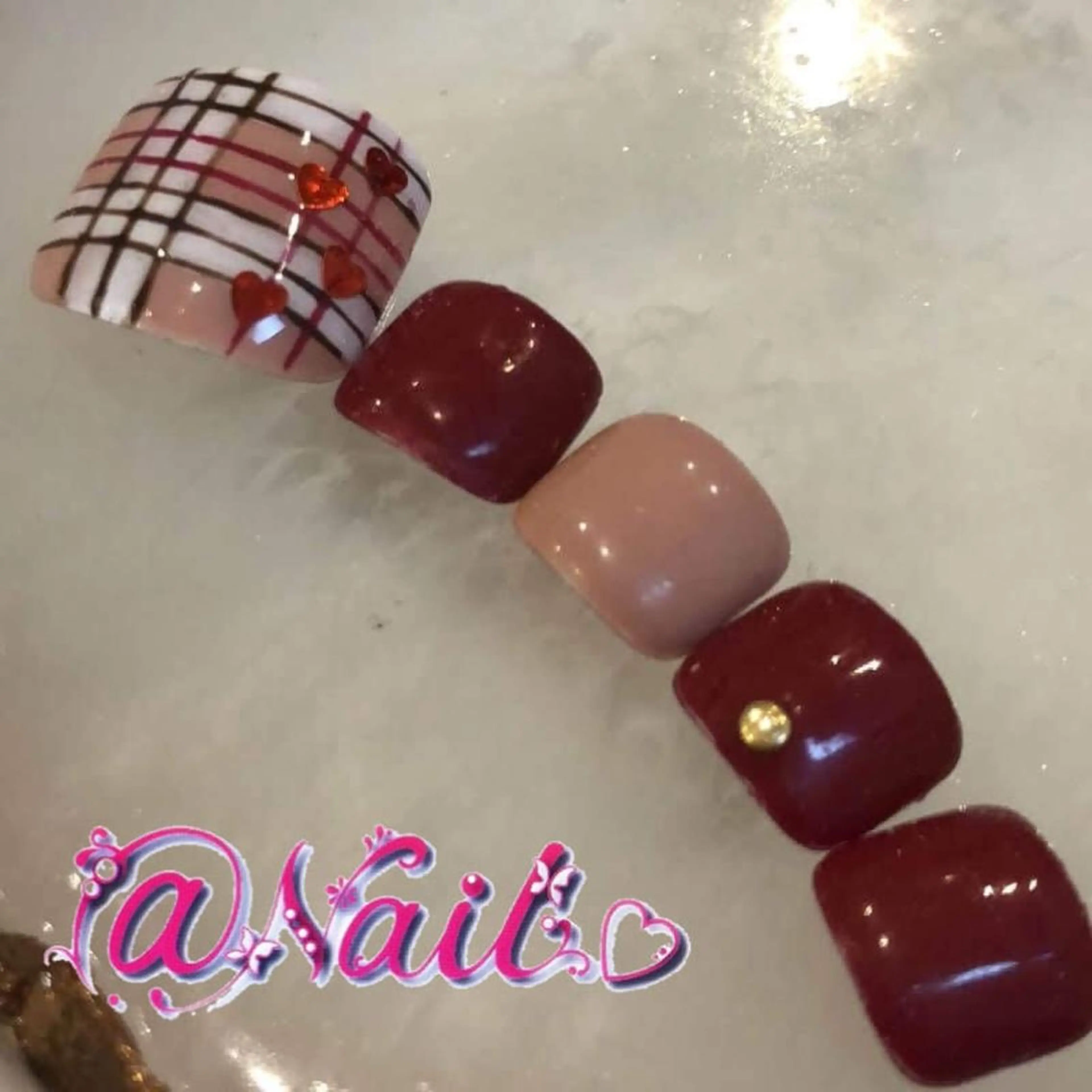 ネイル ネイルチップ 小尾 栞のネイルデザイン