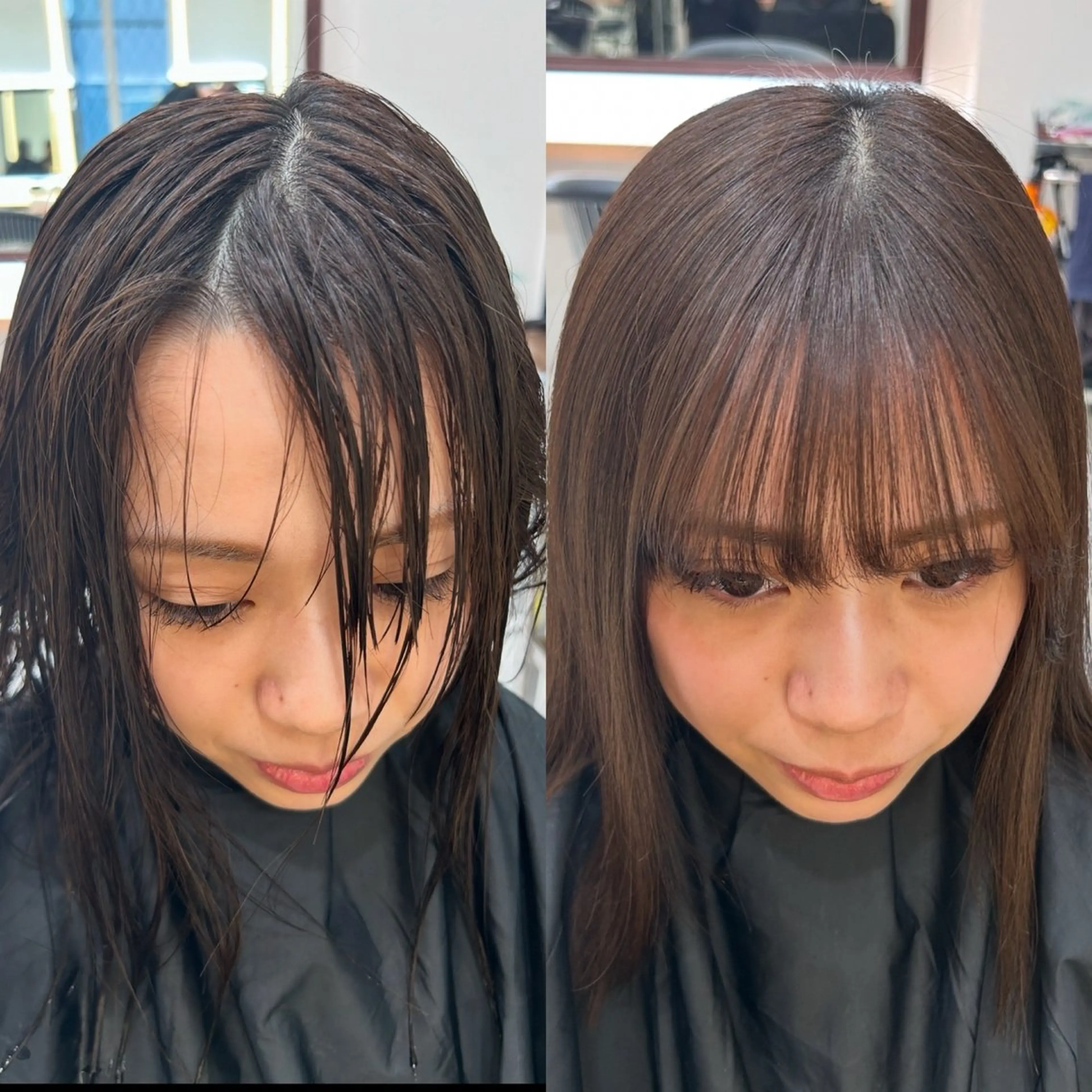 ナチュラルウルフ 九嶋優斗のヘアスタイル