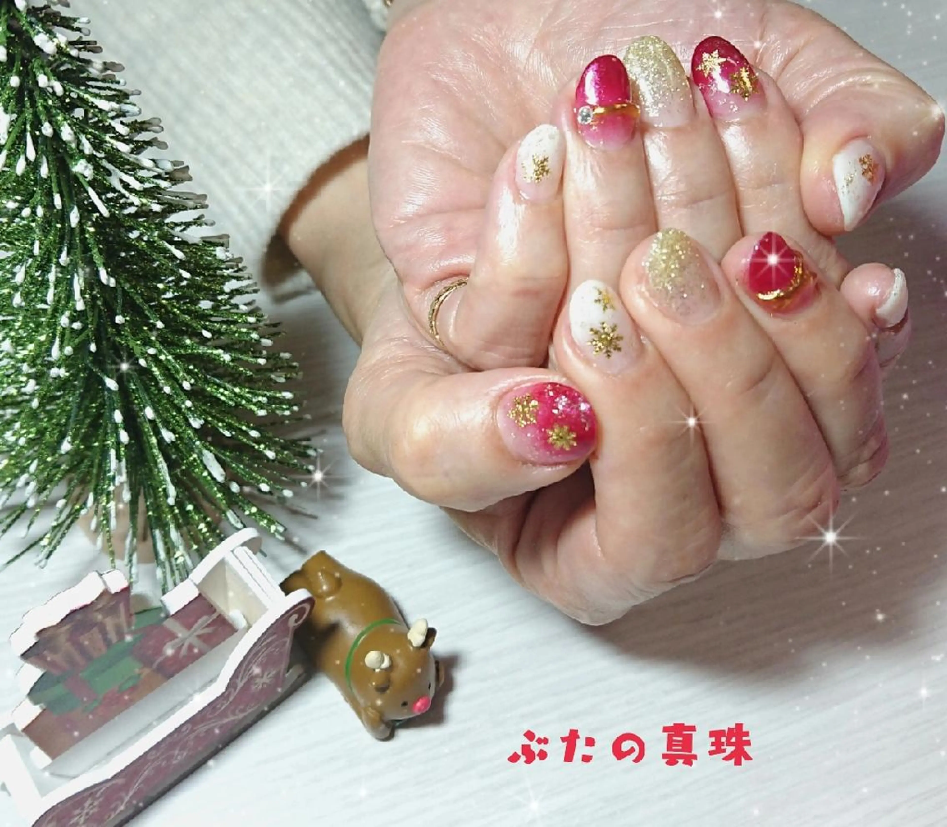 ネイル ハンドネイル 林 珠里のネイルデザイン