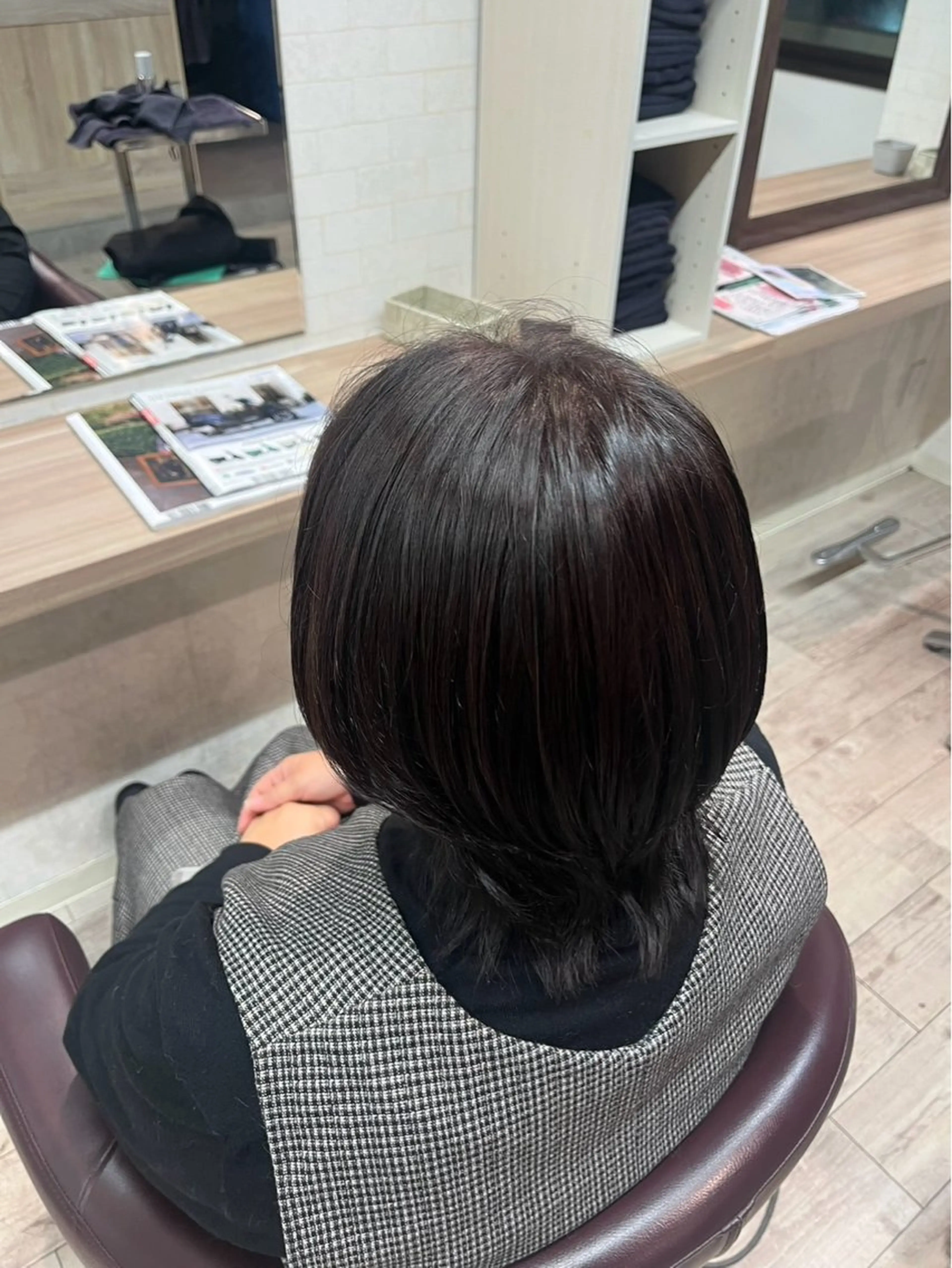 白髪染めの写真