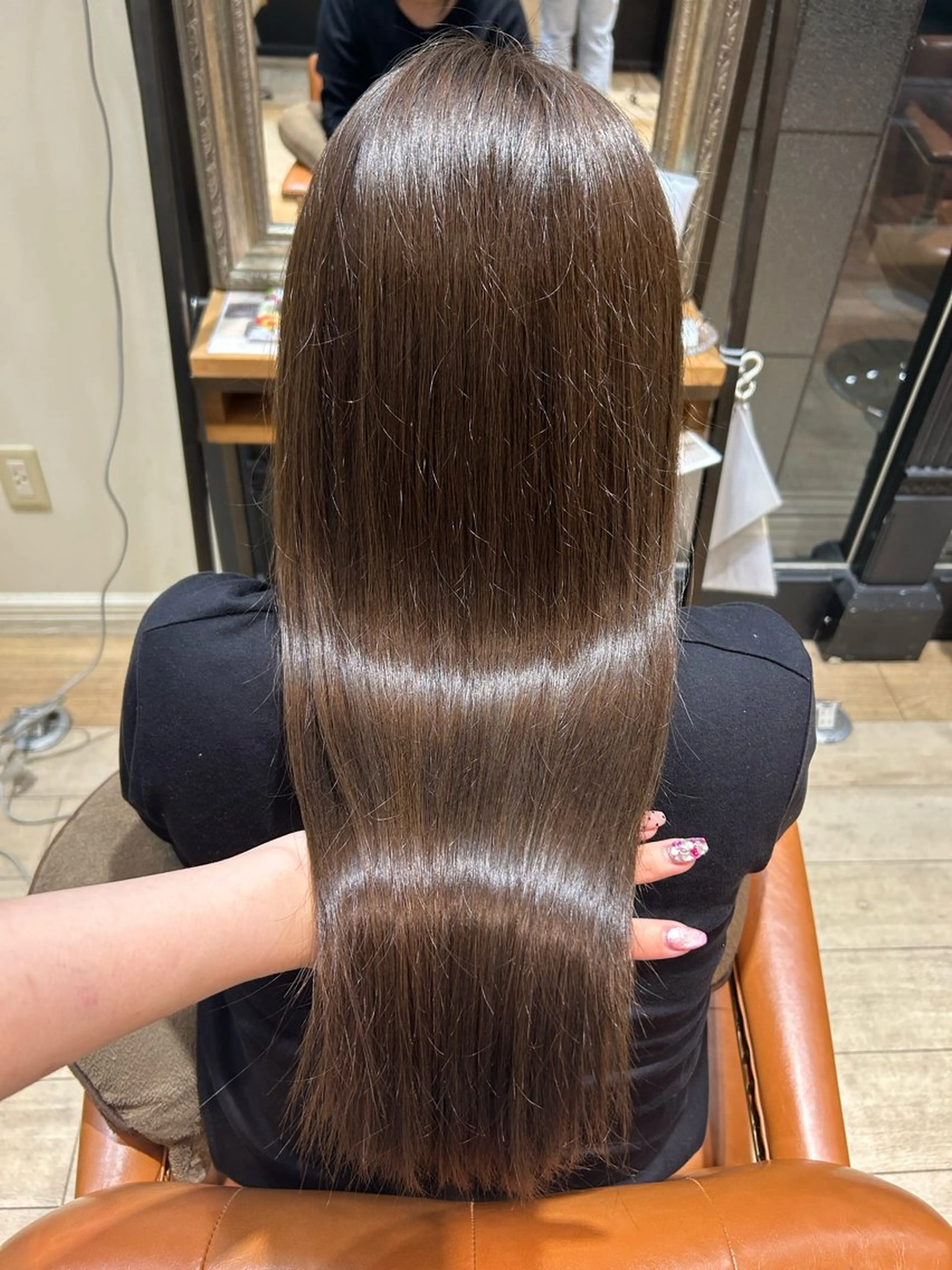 ロング カラー トリートメント 松尾 遥花のヘアスタイル