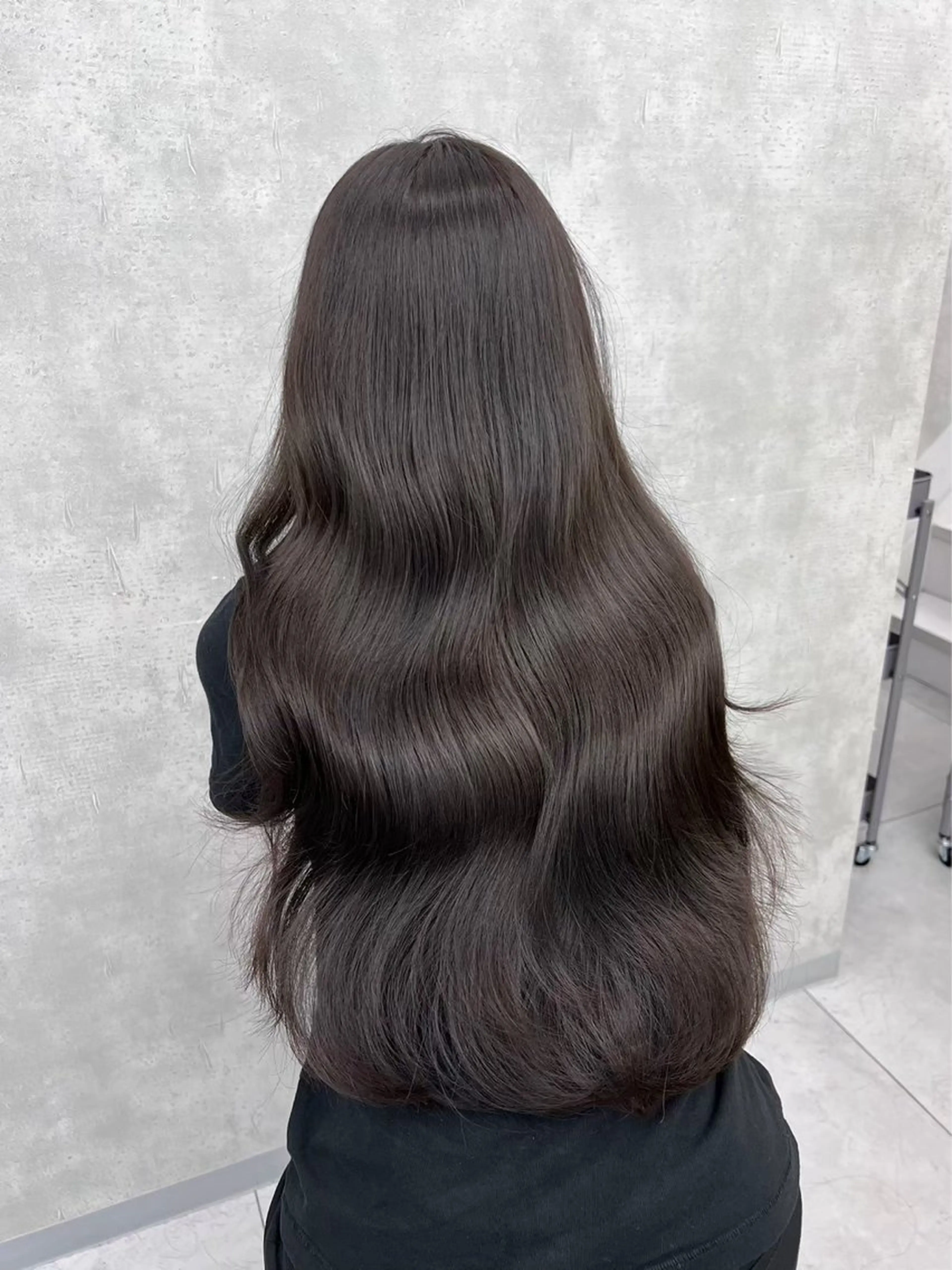 ロング 🚨メンズ曲がる 縮毛矯正りおん🚨のヘアスタイル