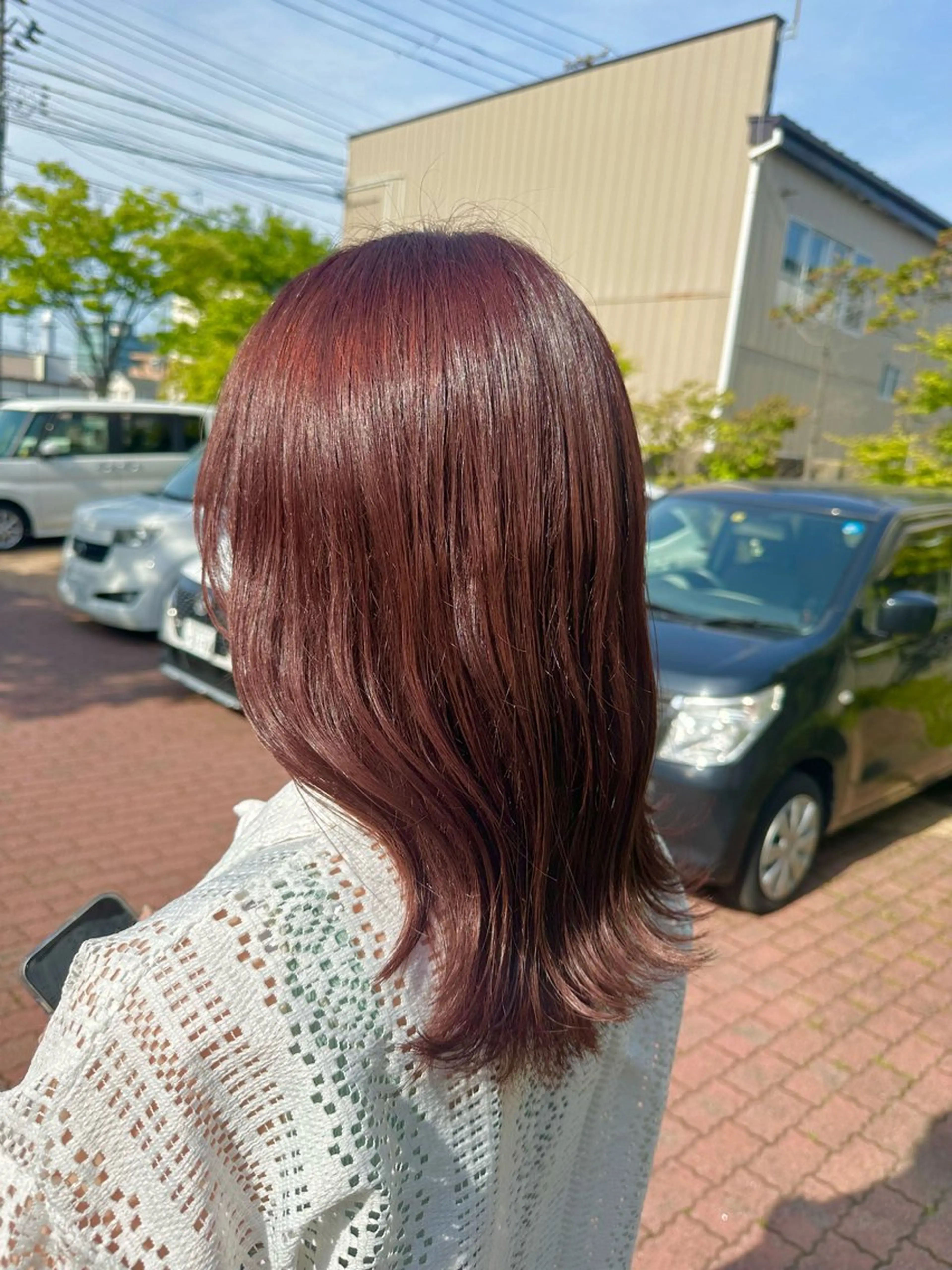 ミディアム カット ヘアカラー トリートメント 佐藤 真依のその他イメージ
