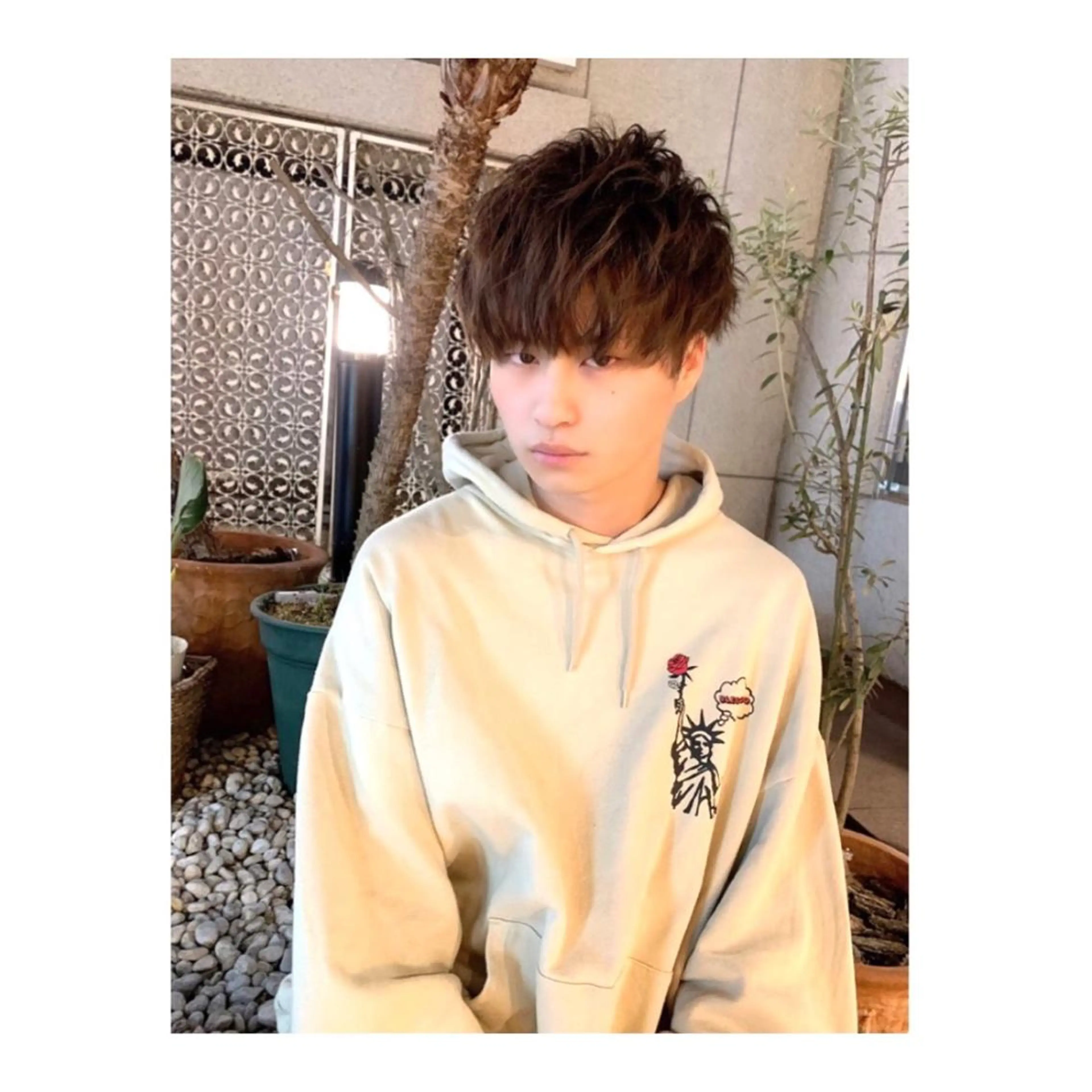 ショート カラー メンズ ange☞ soutaのヘアスタイル