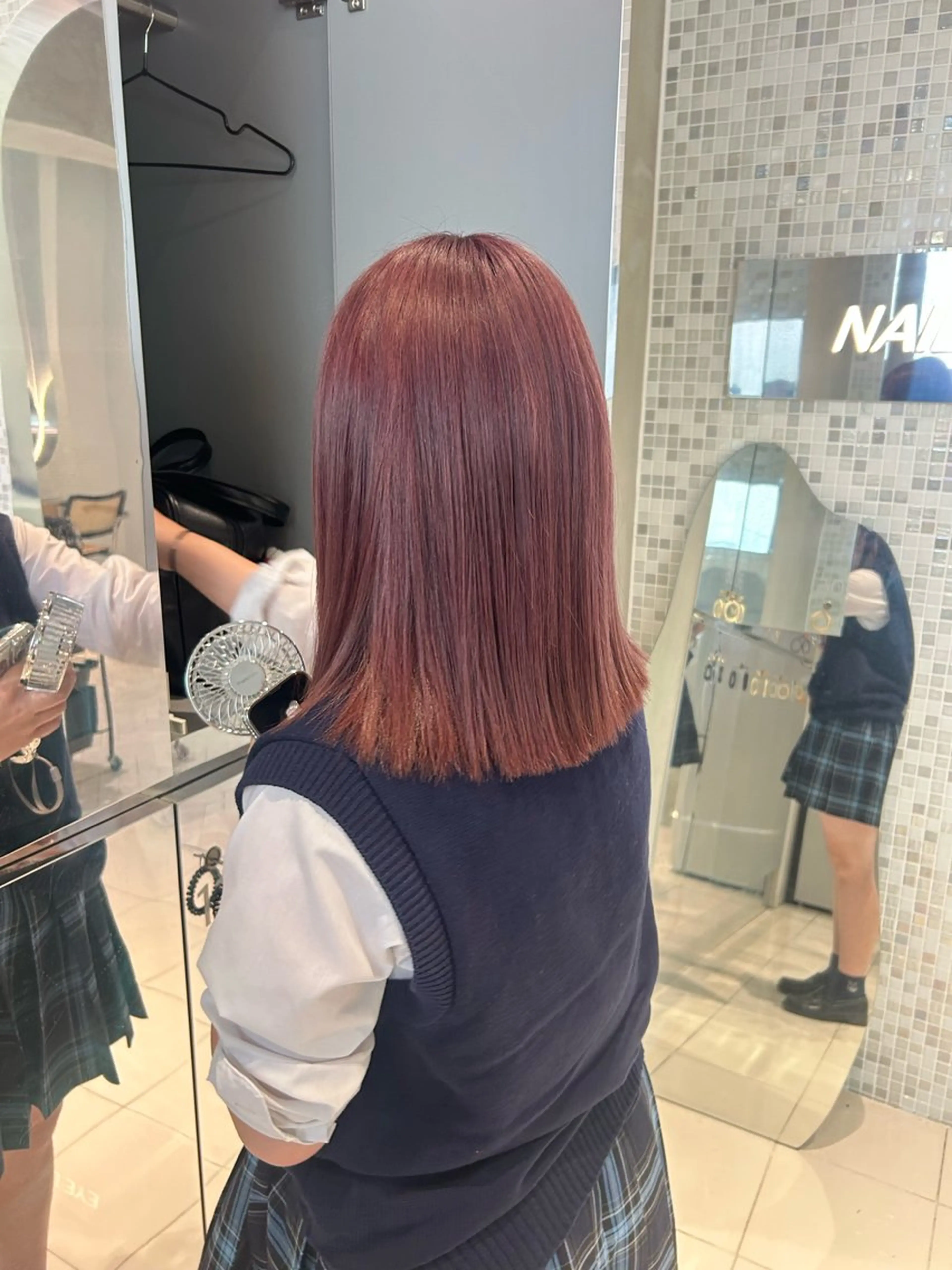 ミディアム カラー bob/ aoiのヘアスタイル