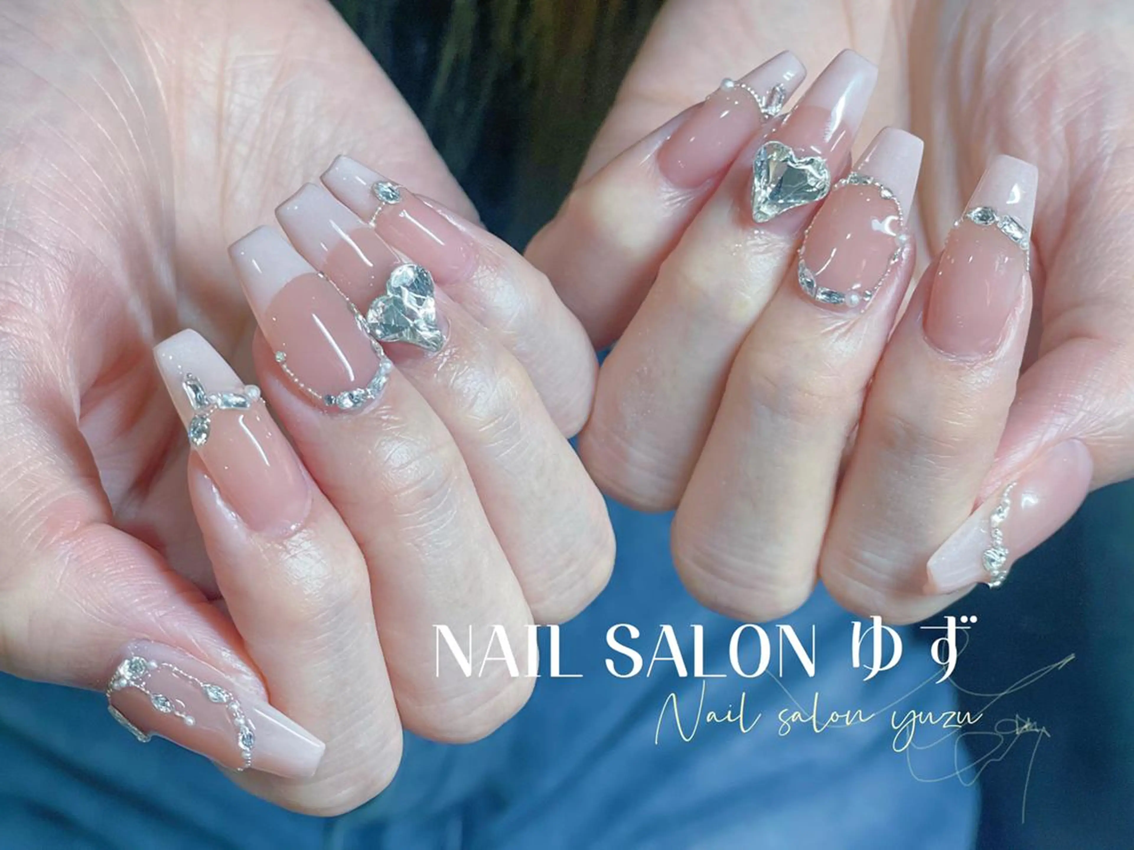 ネイル 長さ出し ハンドネイル ハンドケア MAKI💚💚💚 秋葉原.のネイルデザイン