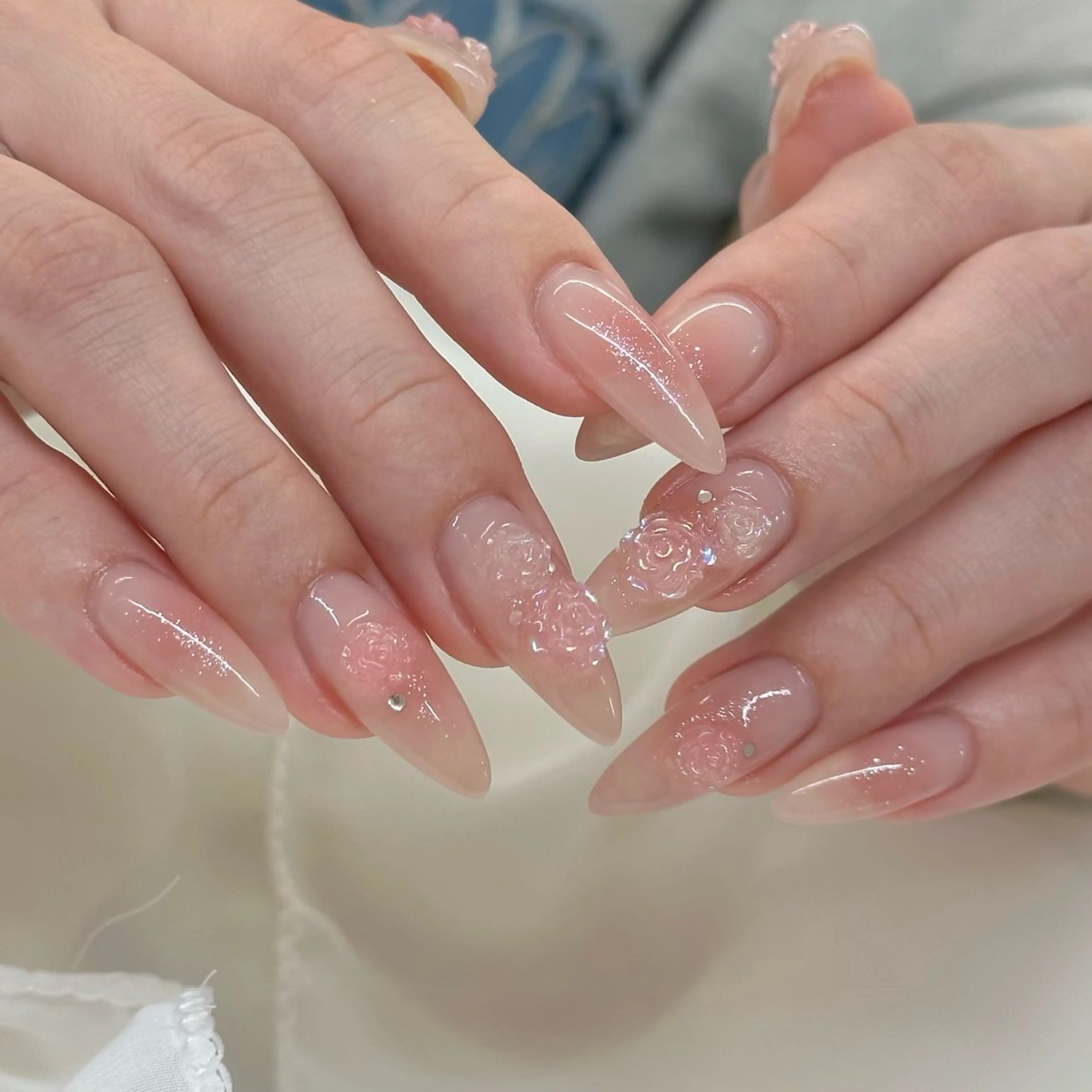 【長さだし10本】持ち込みデザイン🎀時間内アート‎🤍＊オフなしの写真