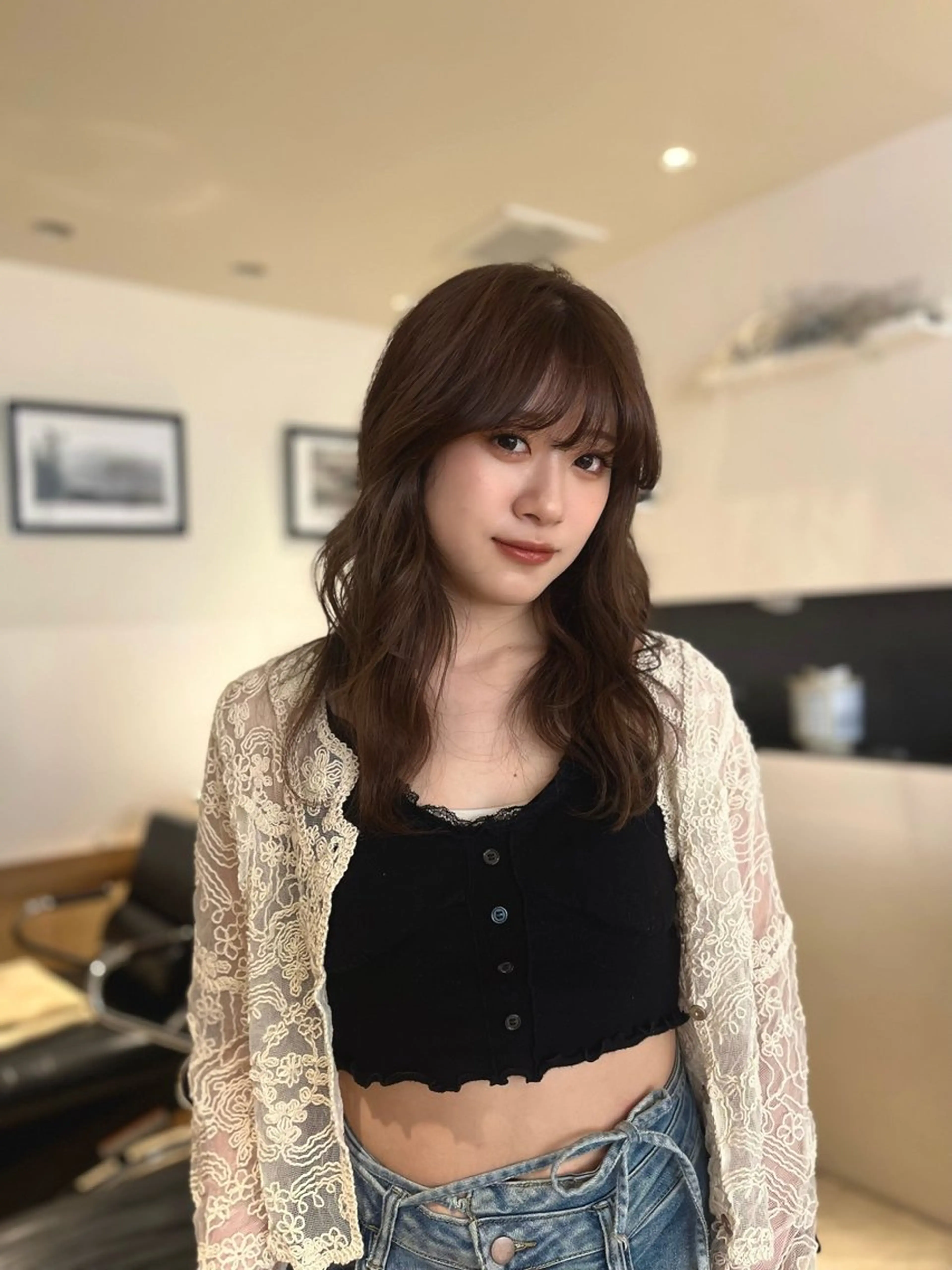 ロング カラー ヘアカラー こいき/赤味消し /艶カラー🎀✨のヘアスタイル