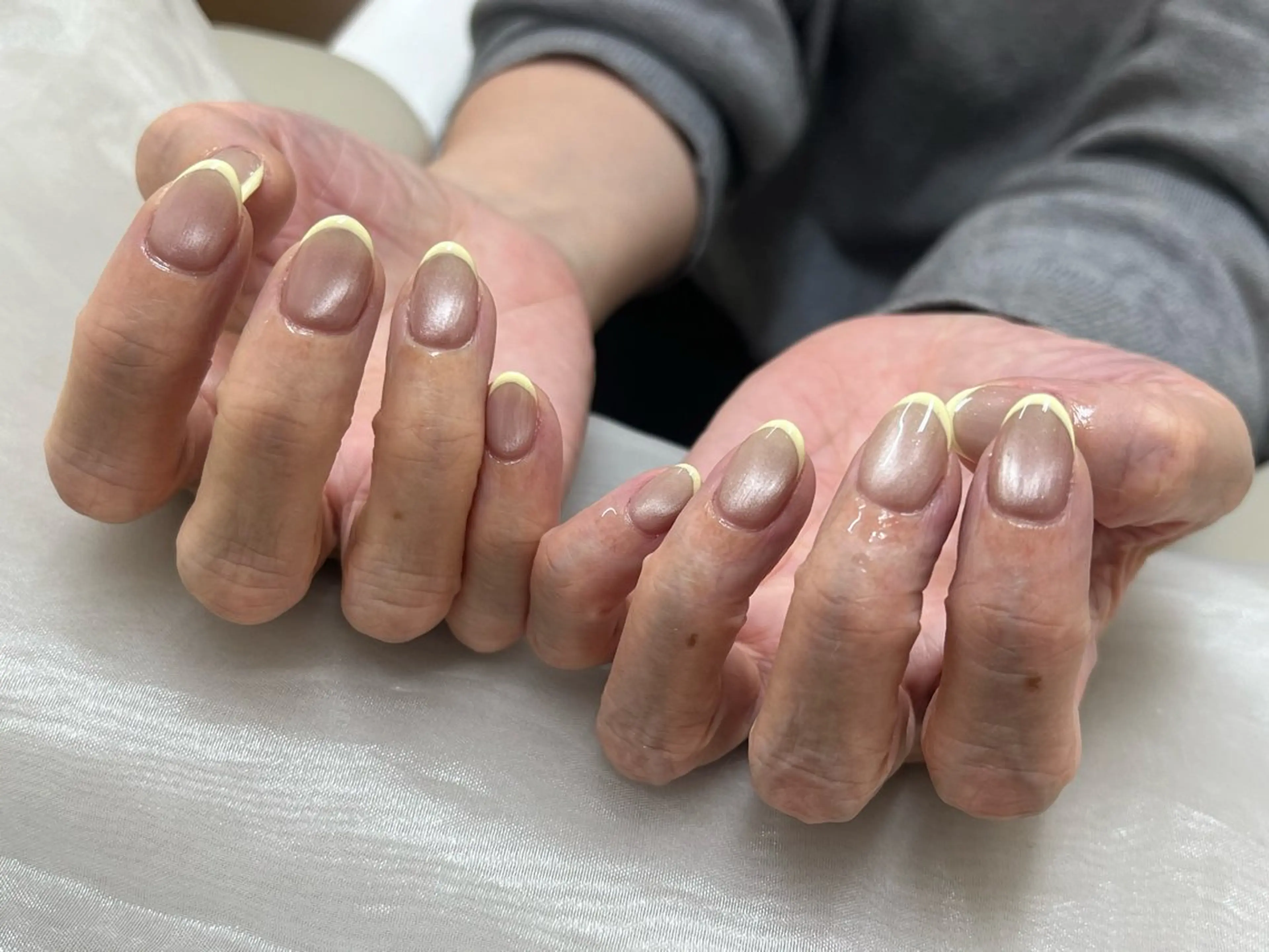 ネイル フレンチネイル マグネットネイル ハンドネイル 🌺新小岩VILL Asa.のネイルデザイン