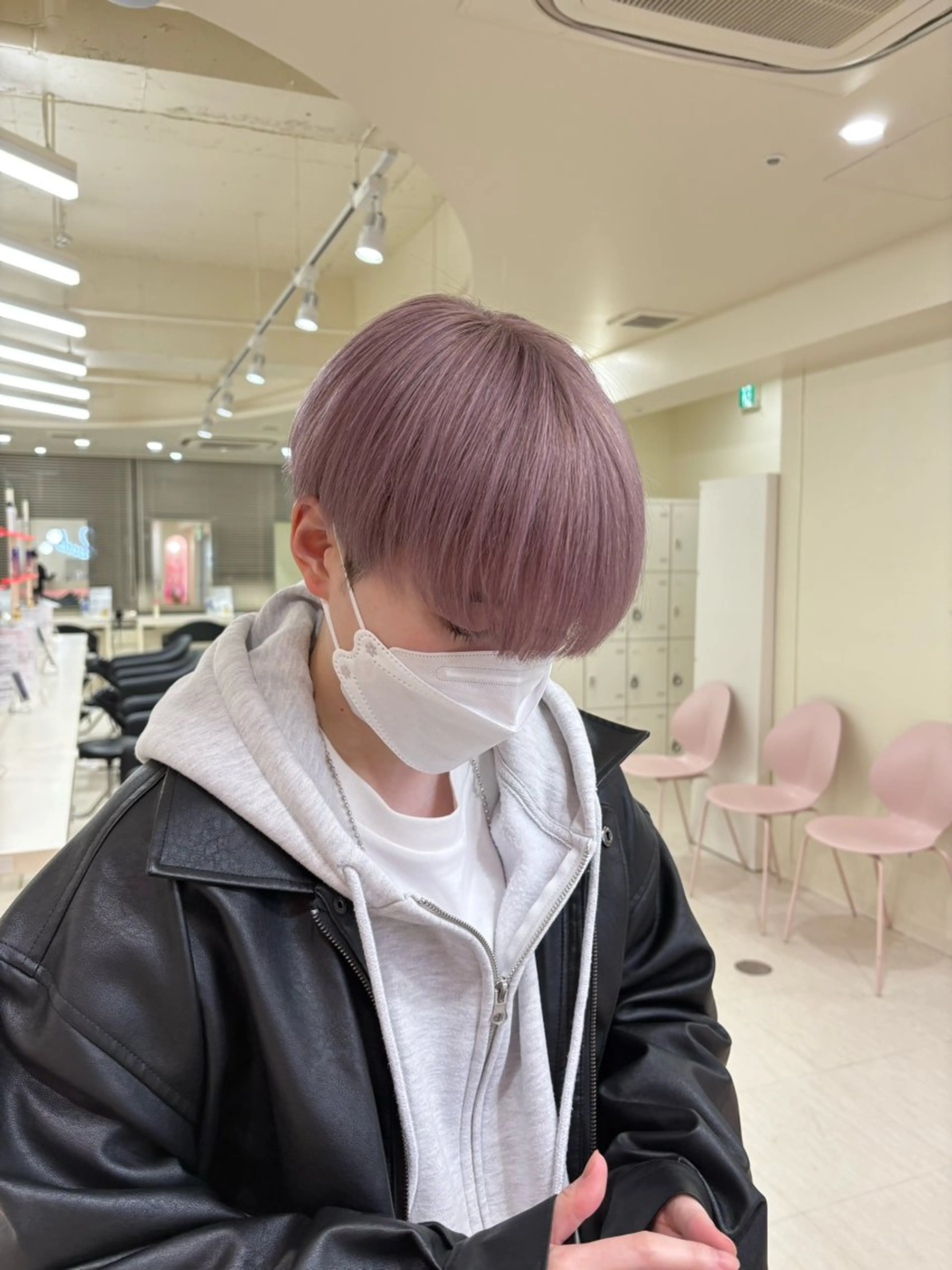 セミロング カラー ヘアアレンジ ヘアカラー 💟RINNA 艶カラー💟のヘアスタイル