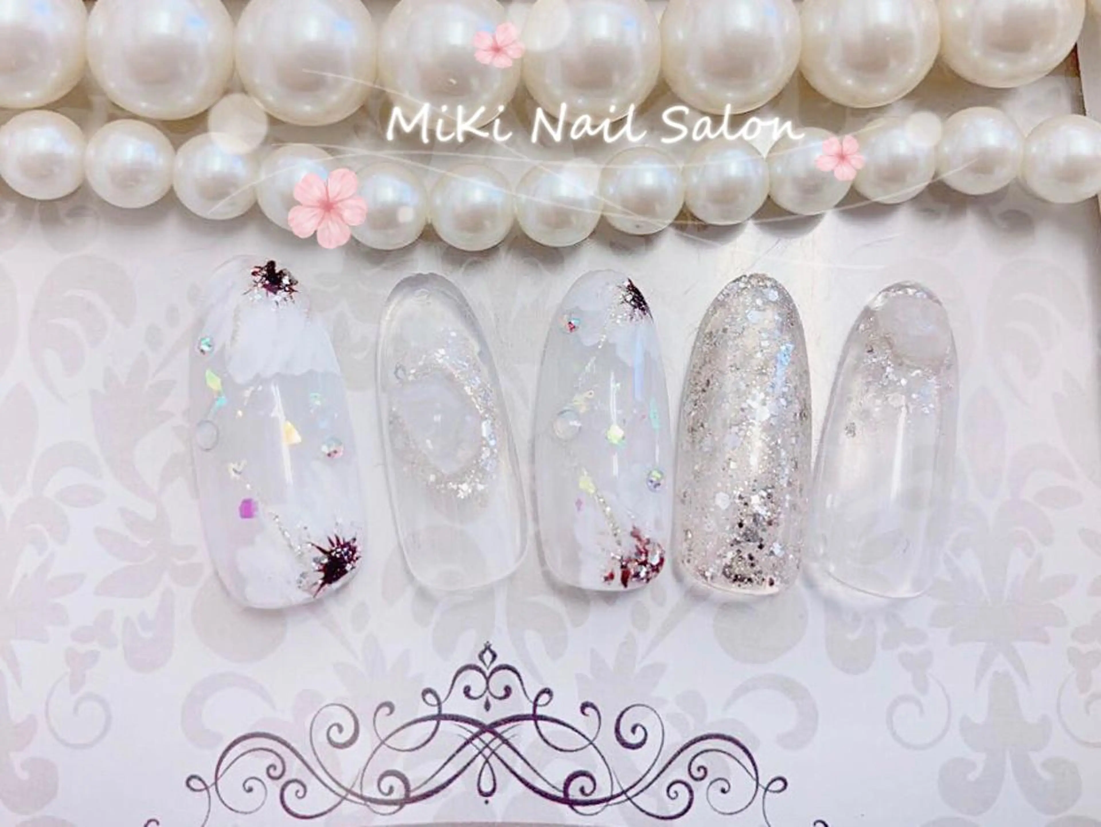 ネイル MiKi Nai池袋 長さだし得意のネイルデザイン