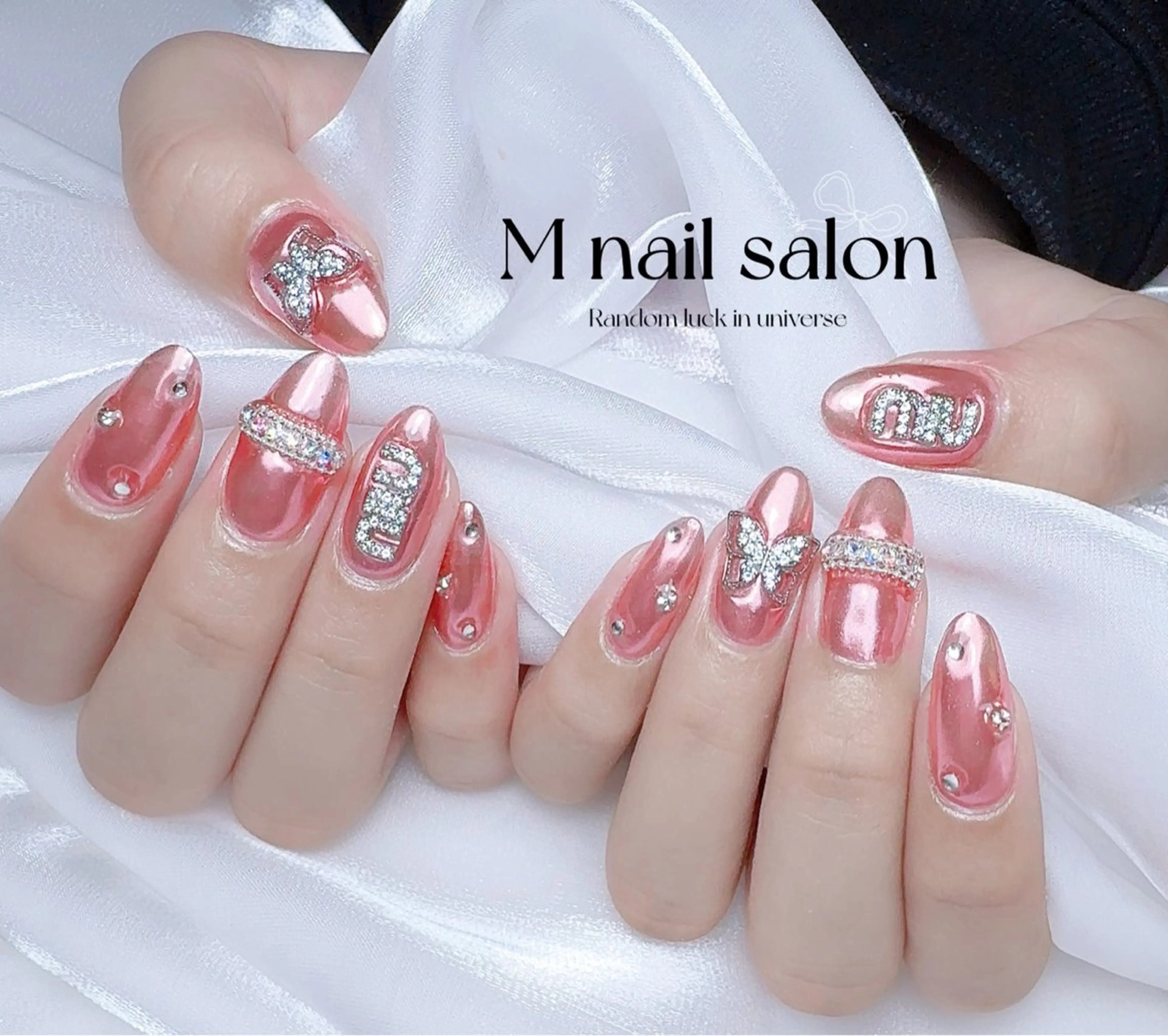 ネイル ハンドネイル M🌷nail 長さだし専門店のネイルデザイン