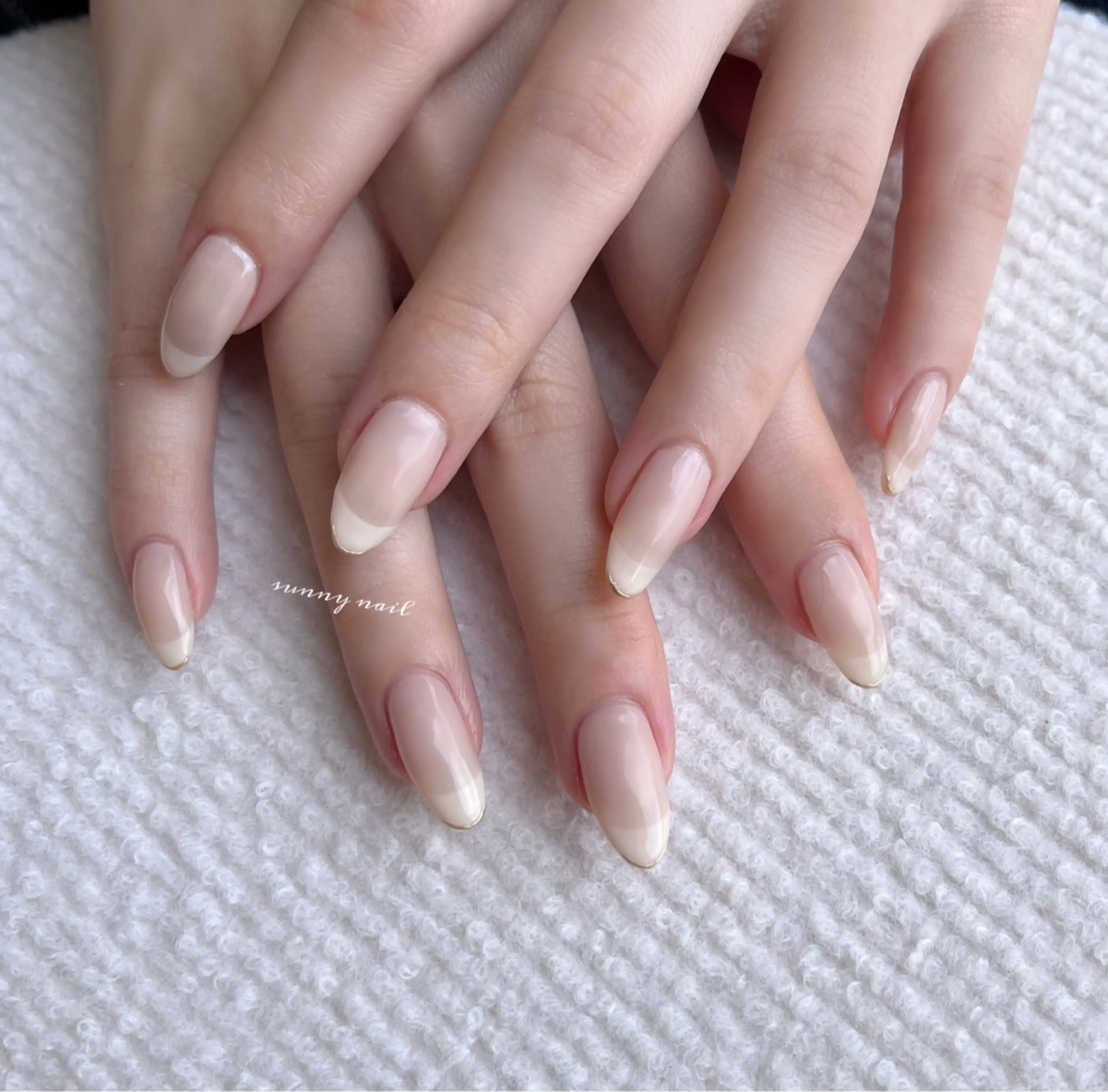 ネイル フレンチネイル ジェルネイル ミラーネイル パラジェル ブライダルネイル sunny nailのネイルデザイン