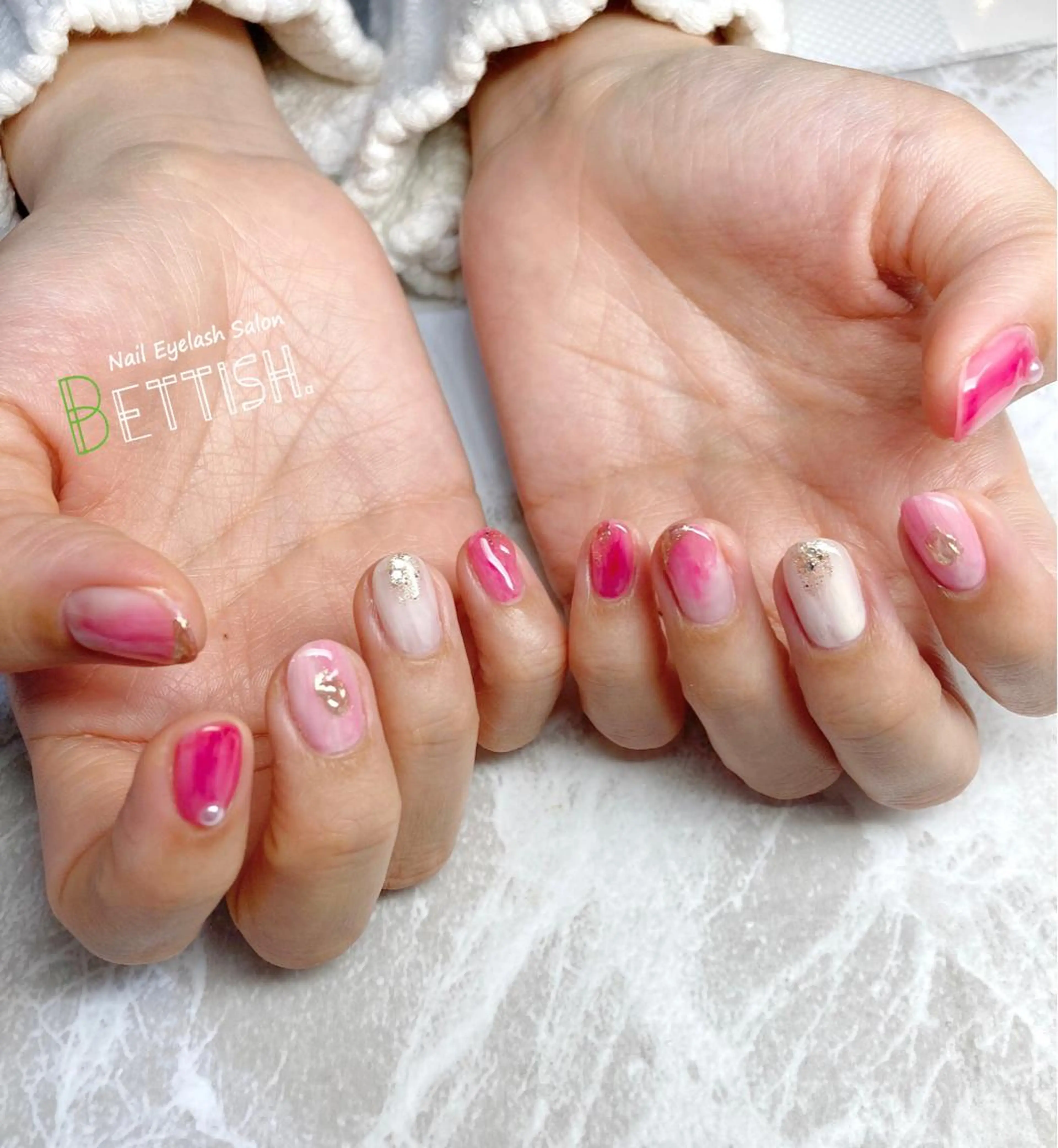 ネイル ピンク ハンドネイル BETTISH. KUMIKO☺︎︎のネイルデザイン