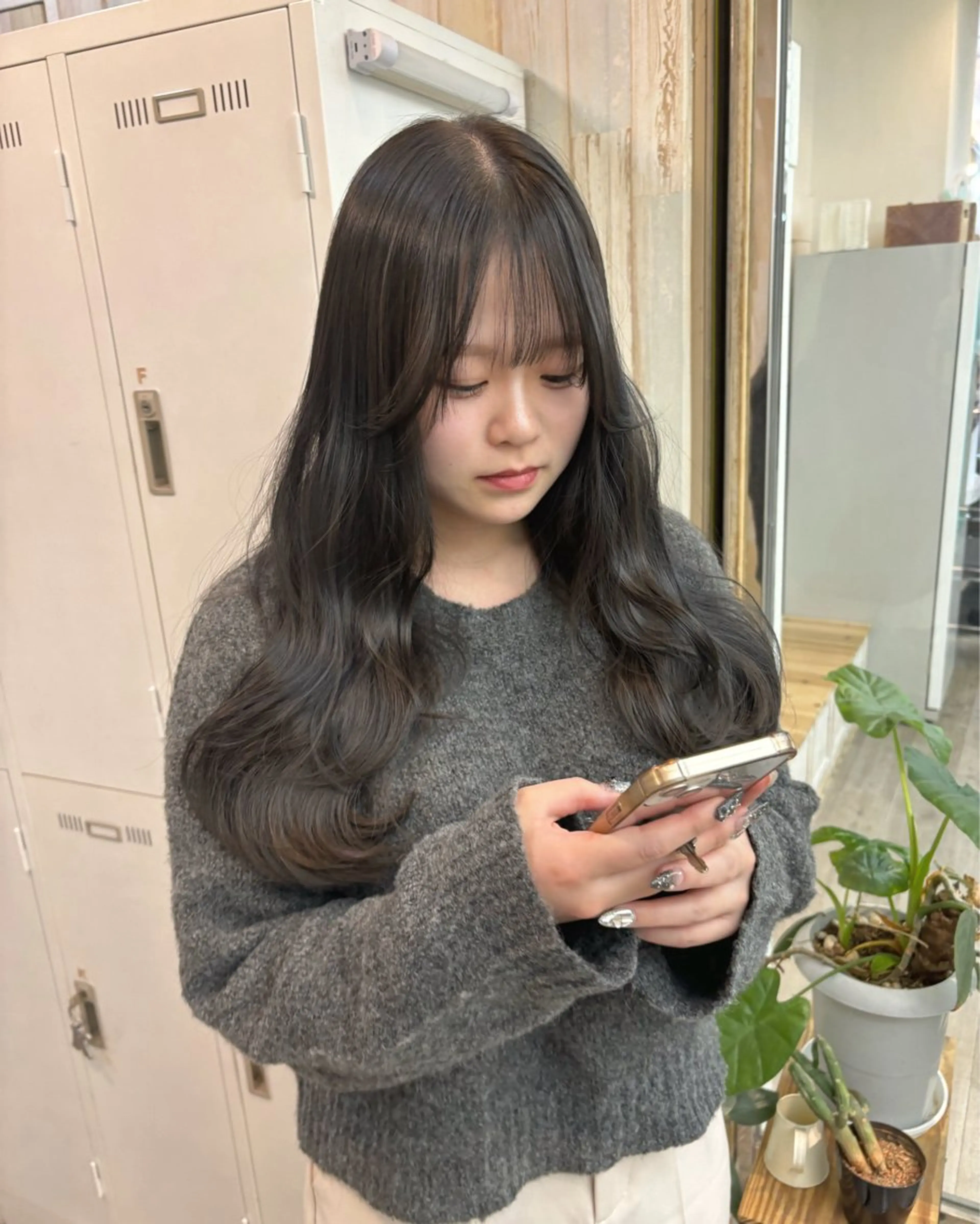 ロング カラー 広島/ヘアセット /ベージュ/わかなのヘアスタイル